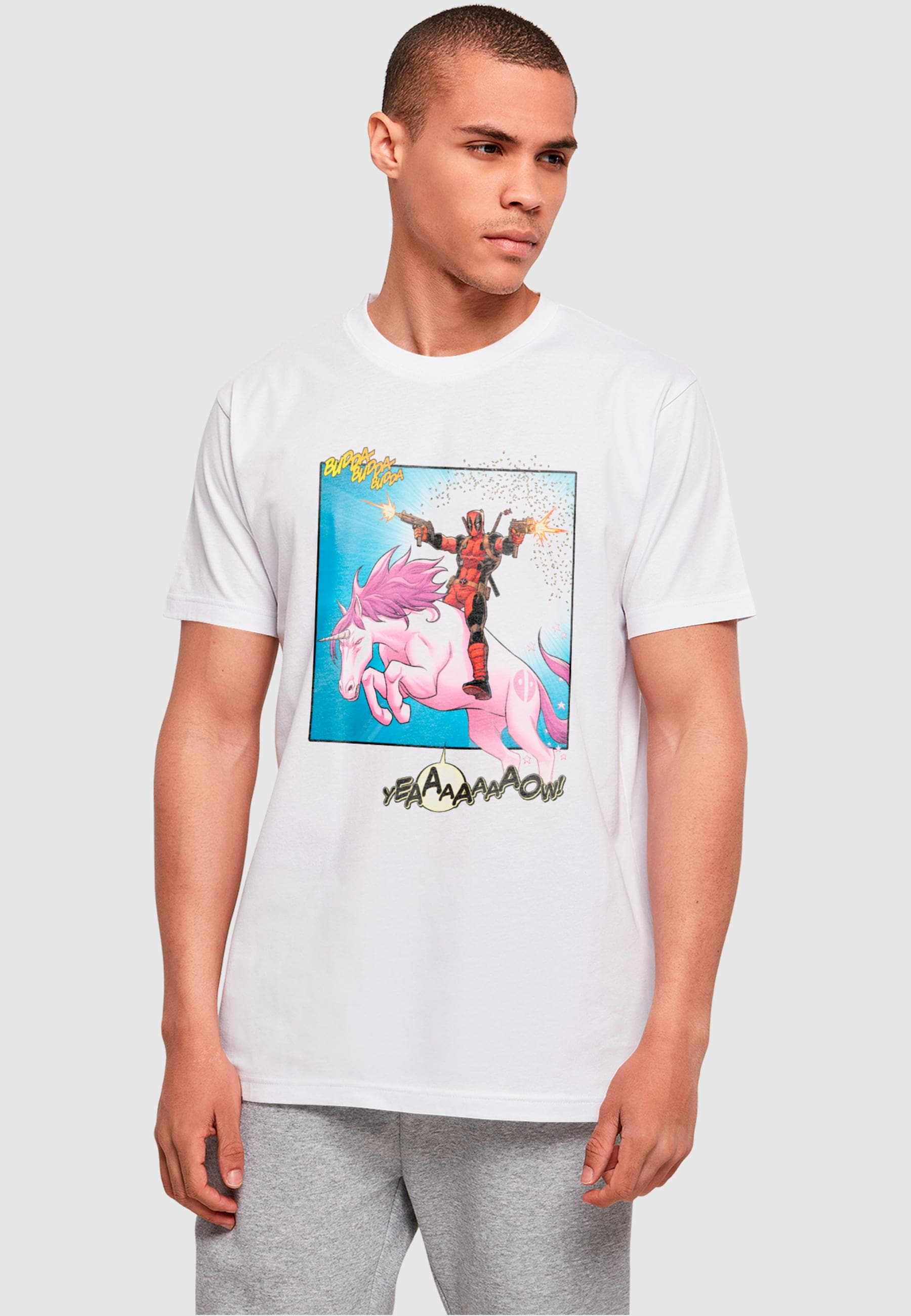 ABSOLUTE CULT T-Shirt "ABSOLUTE CULT Herren Deadpool - Unicorn Battle T-Shi günstig online kaufen