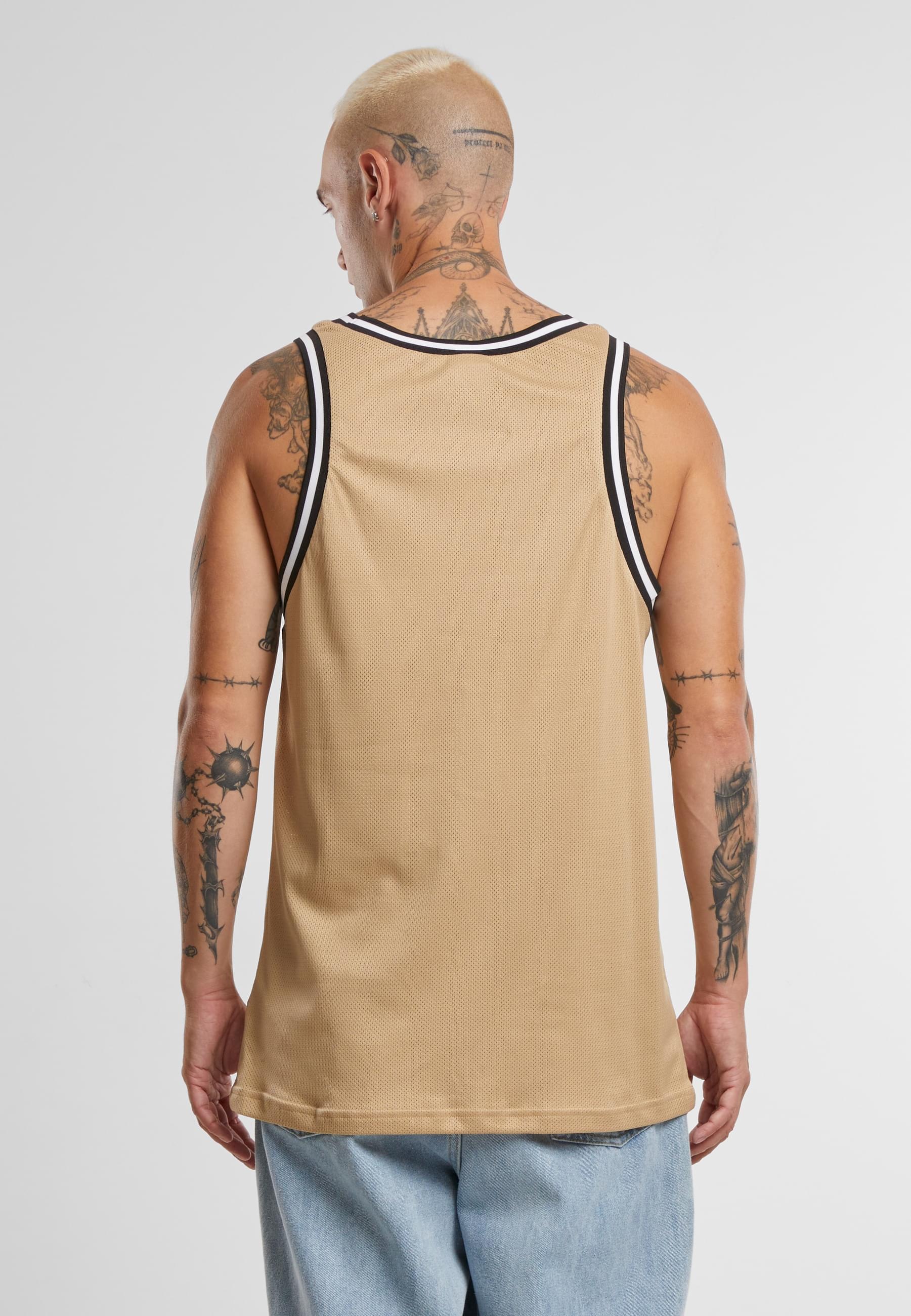 URBAN CLASSICS Tanktop »Urban Classics Herren Mesh Tanktop«, (1 tlg.)