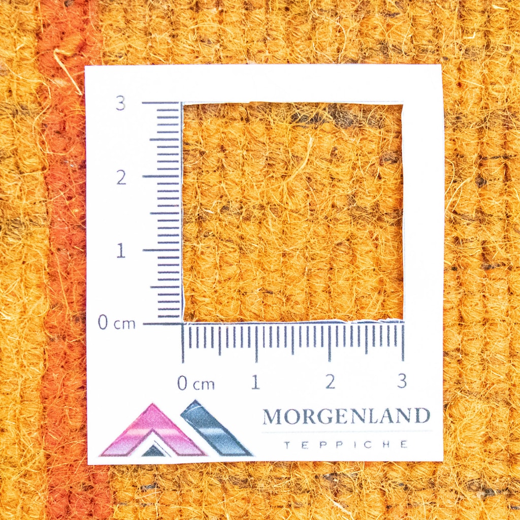 morgenland Wollteppich »Loribaft Teppich handgewebt orange«, rechteckig