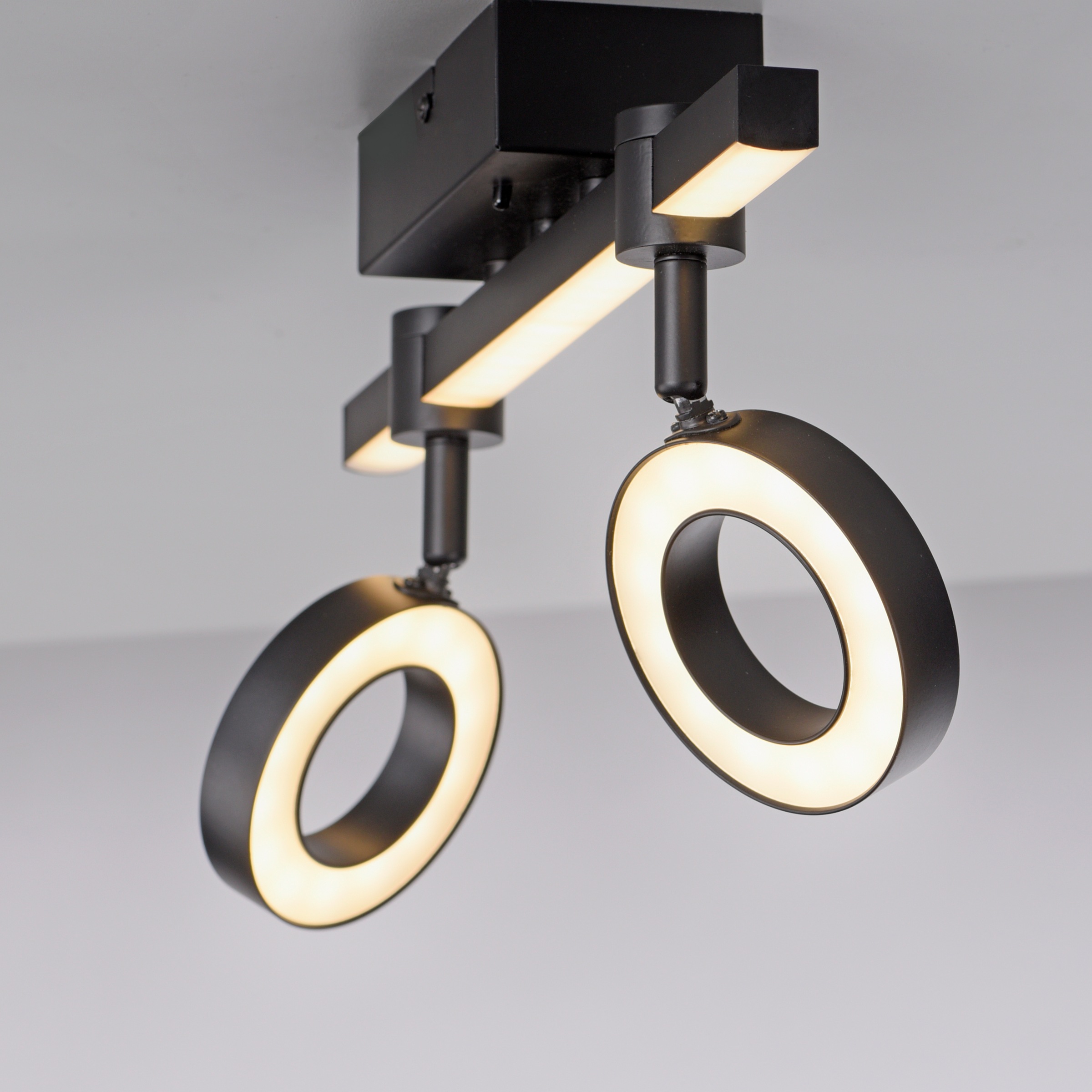 JUST LIGHT Deckenleuchte »Ls-BILEDA«, 1 flammig, Leuchtmittel LED-Board | LED fest integriert, LED, RGB+tunable white, Fernbedienung, Infrarot inkl., Smarthome fähig