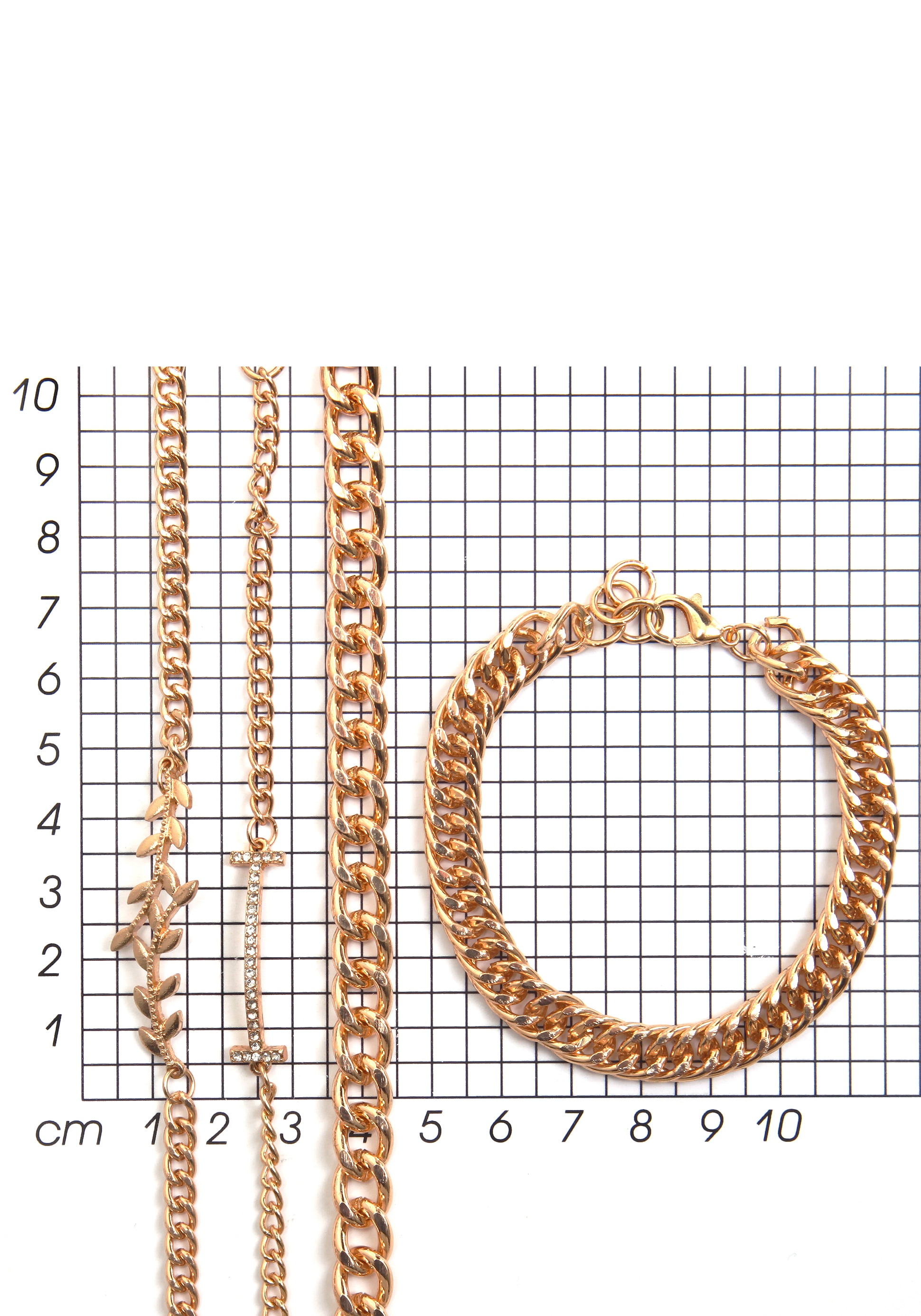 Firetti Armband Set »Armketten Schmuckset«, (Set, 4 tlg.), mit Glasstein