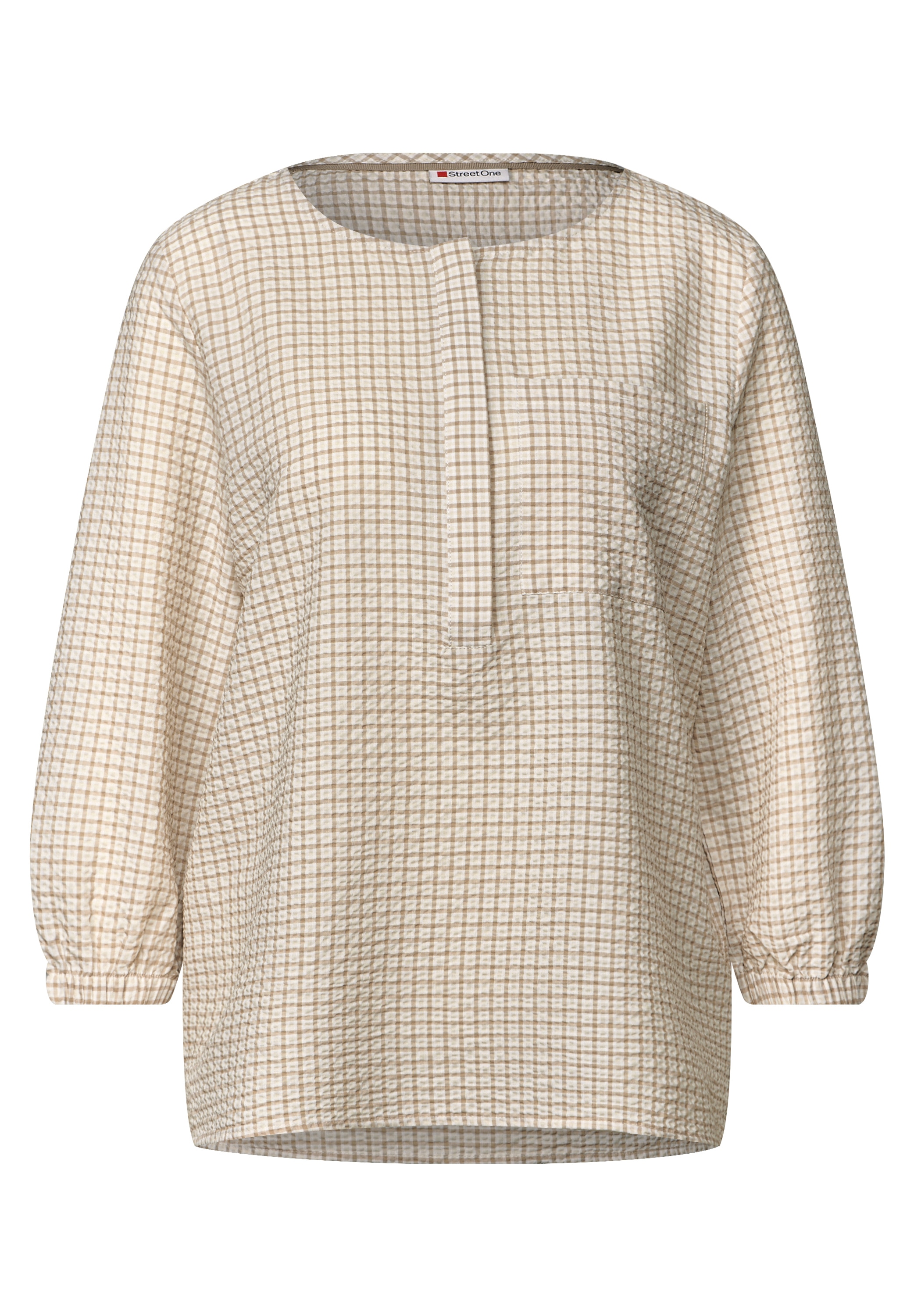 STREET ONE Klassische Bluse, mit 3/4 Ärmeln