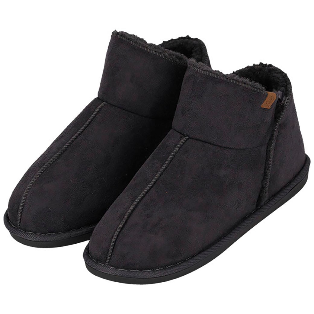 Apollo Hausschuh "LADIES HOME BOOTS SUEDE", mit Logoprägung und kuscheligen günstig online kaufen