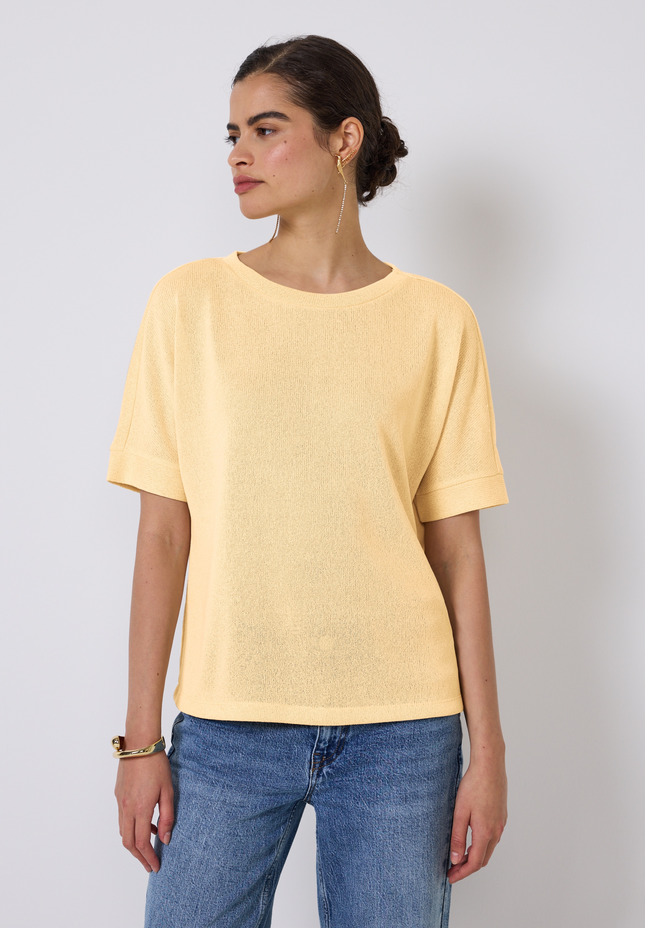 STREET ONE STUDIO T-Shirt, mit U-Boot-Ausschnitt günstig online kaufen