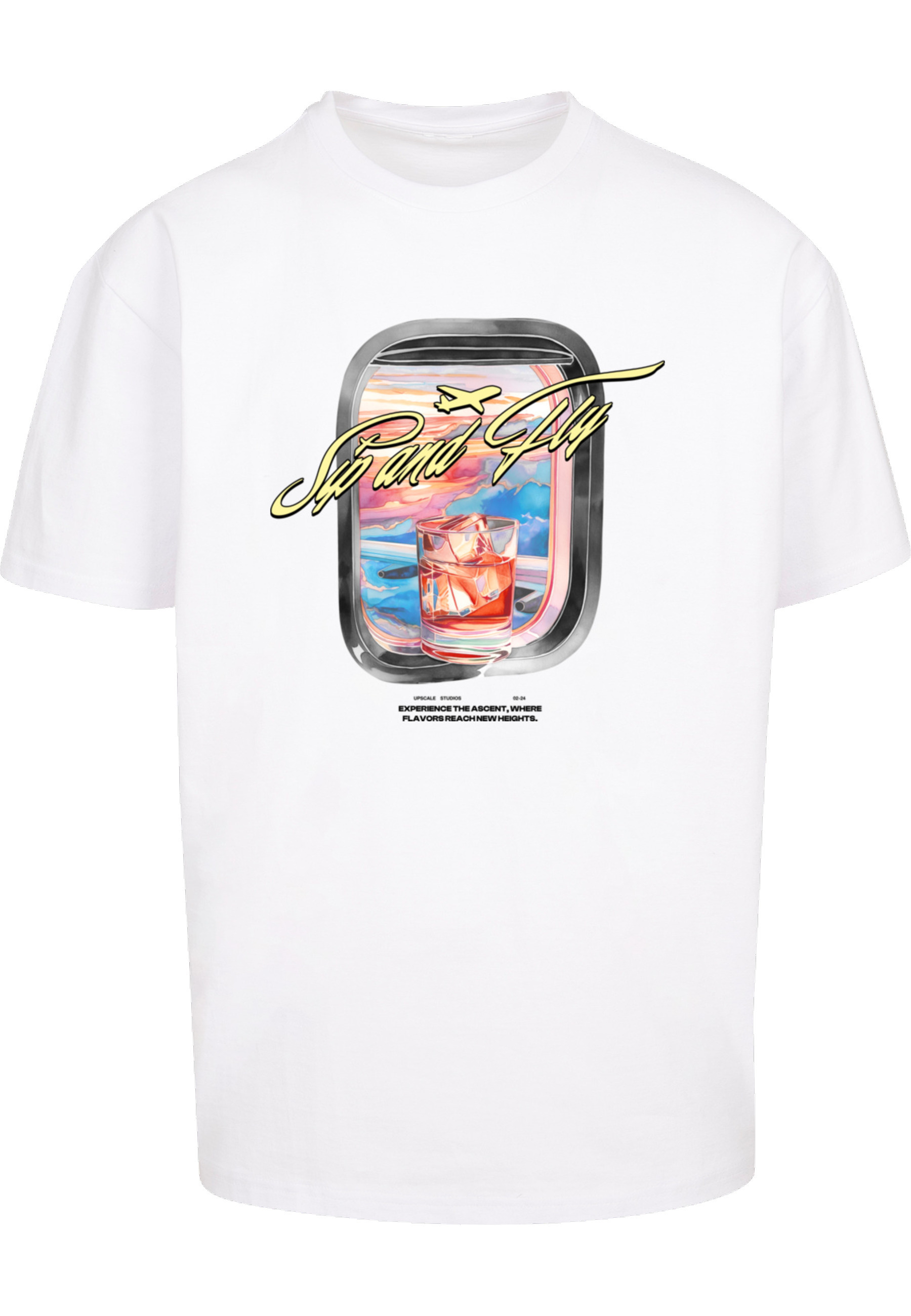 MisterTee T-Shirt "MisterTee Sip&Fly Heavy Oversize Tee" 1 Stk.
