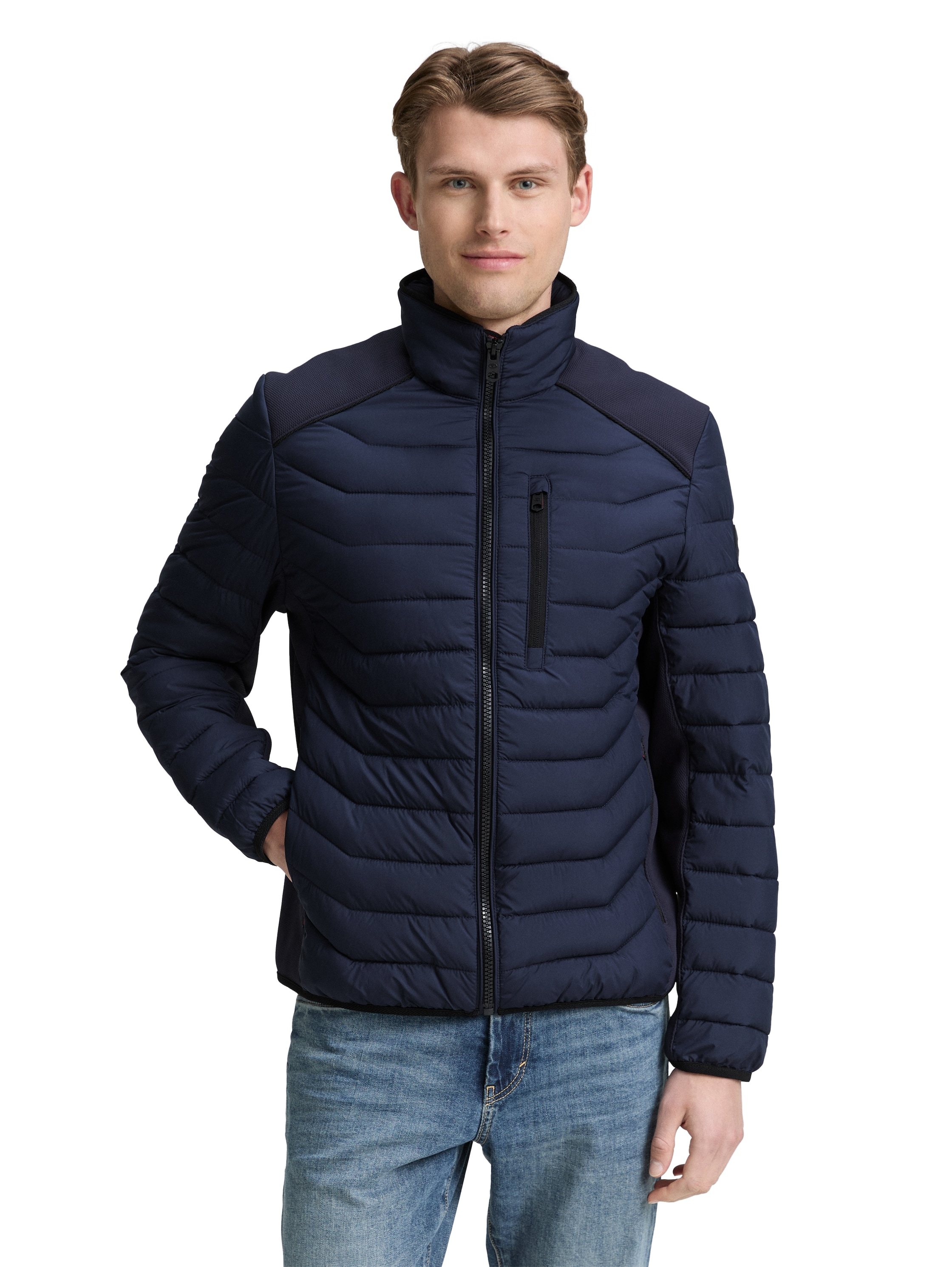 TOM TAILOR Steppjacke, ohne Kapuze, mit Taschen günstig online kaufen