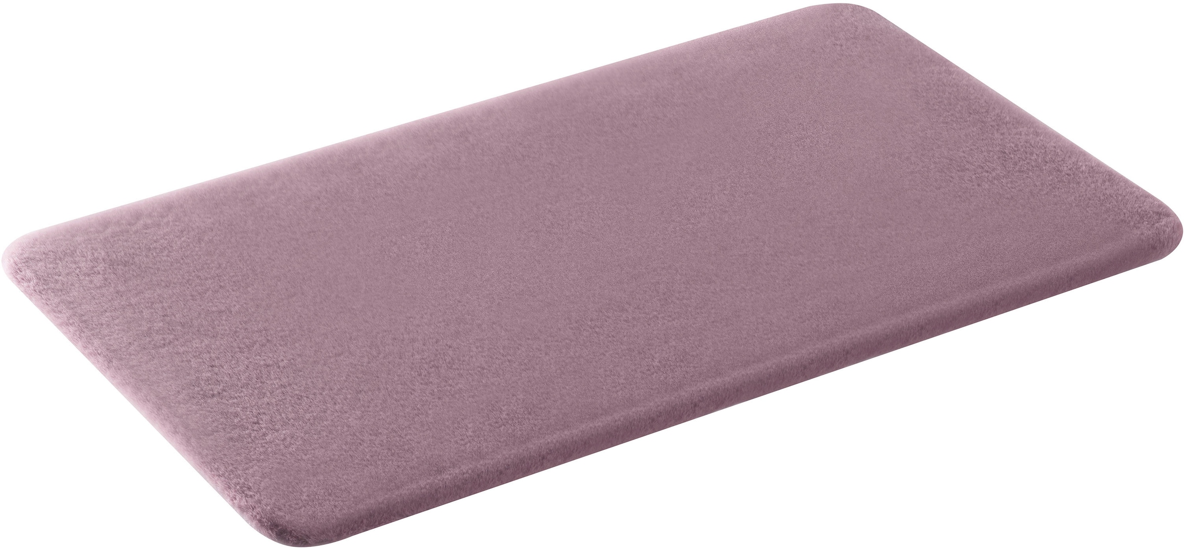 my home Badematte "Valeria, Kaninchenfell-Haptik" Höhe 20 mm rutschhemmend günstig online kaufen