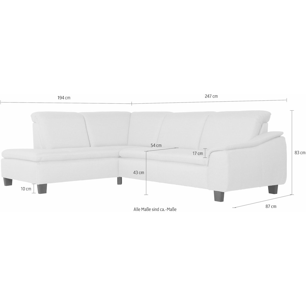 Max Winzer® Ecksofa »Alessio«