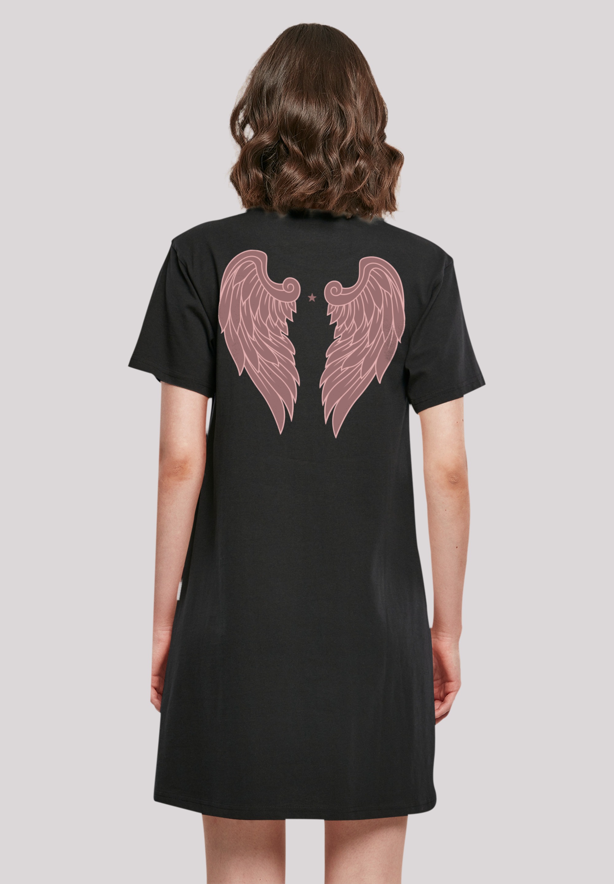 F4NT4STIC Shirtkleid "Engel Damen T-Shirt Kleid" Ohne Taschen Print günstig online kaufen
