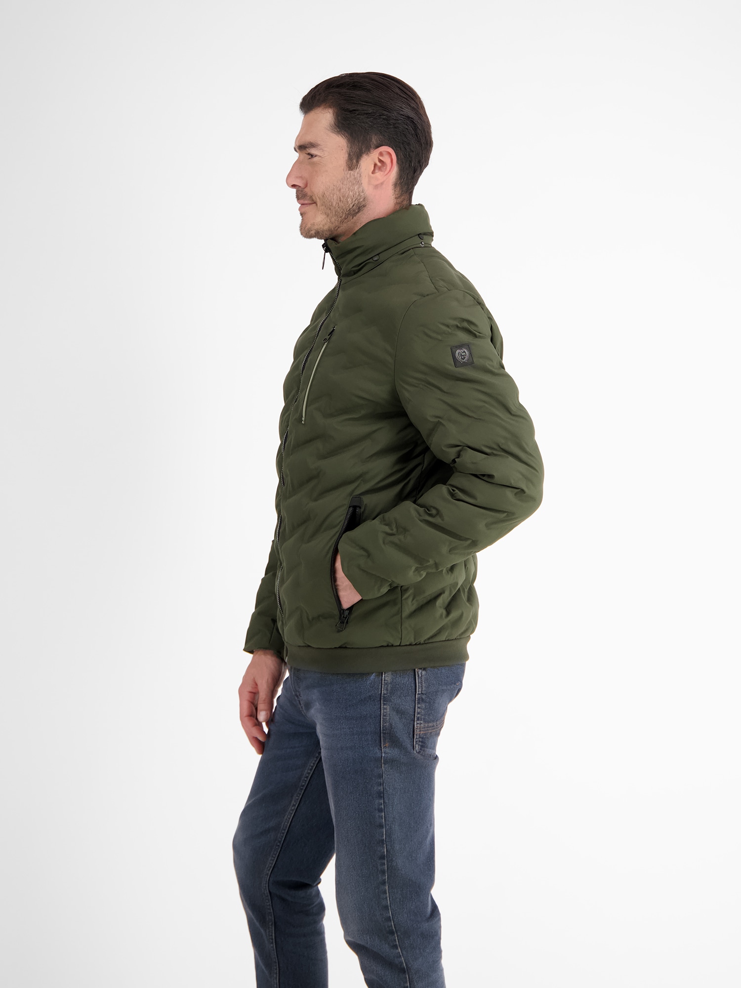 LERROS Outdoorjacke »LERROS Sportive Funktions-Steppjacke für Herren«, mit Kapuze, Wasser_Windabweisend