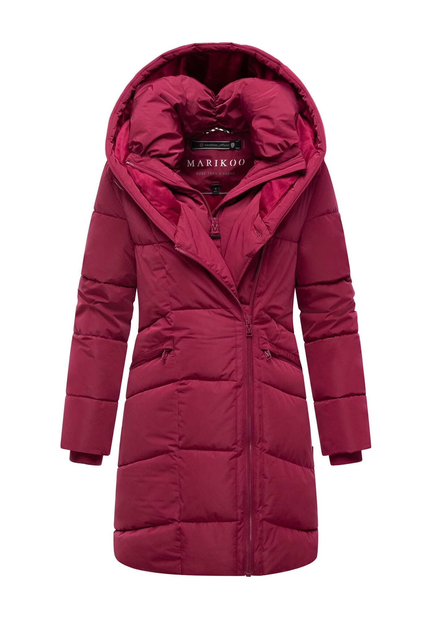Marikoo Winterjacke »Virenaa«, mit extra hohem Kragen und warmem Fleecefutter