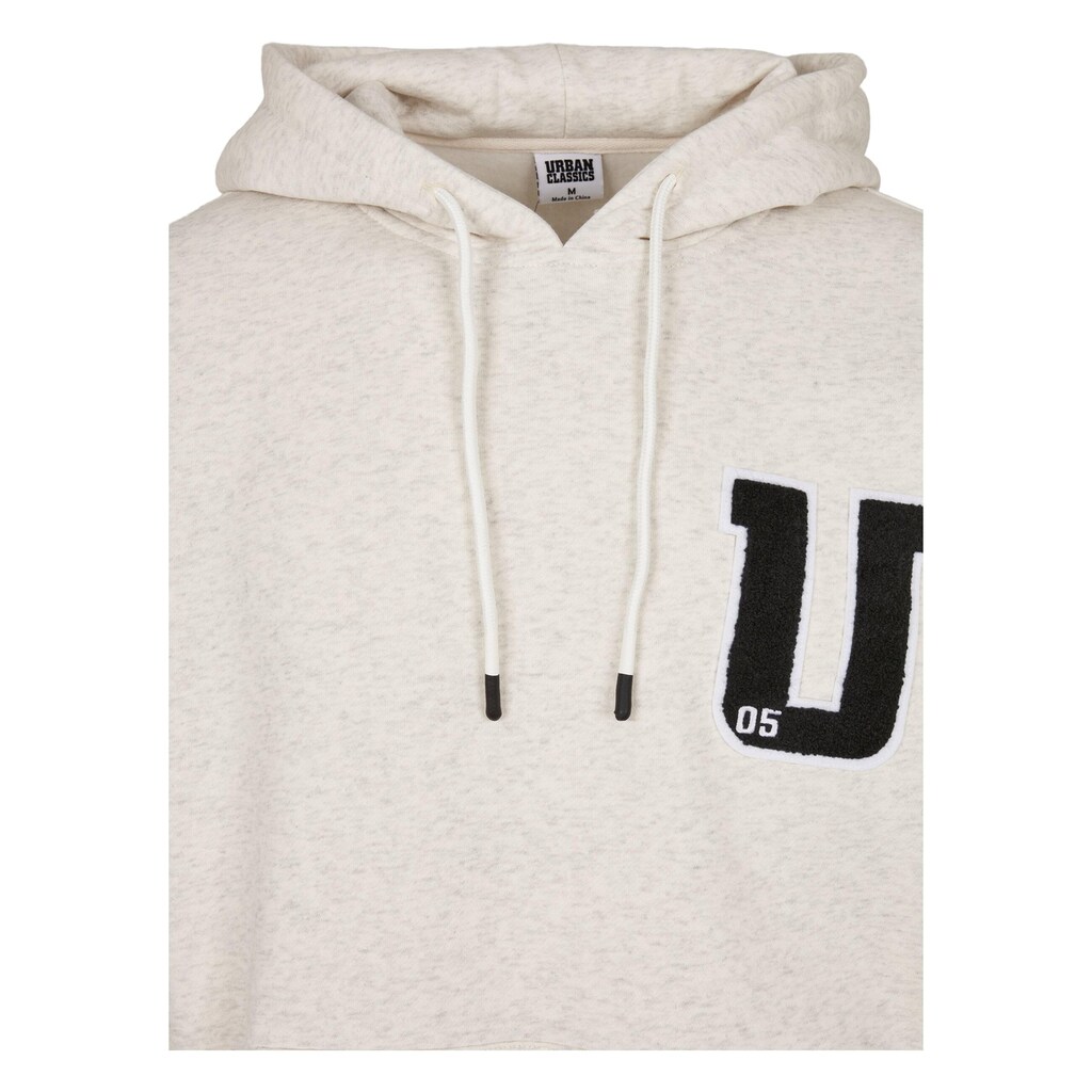 URBAN CLASSICS Hoodie »Herren Oversized Frottee Patch Hoody«, (1 tlg.)