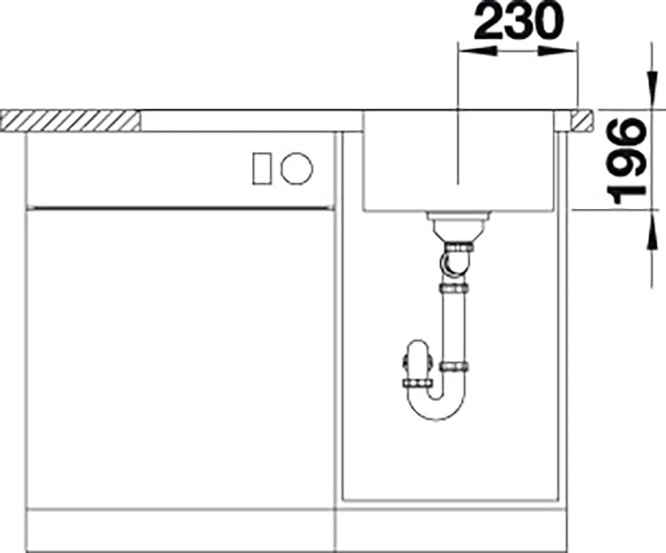 Thumbnail - Blanco Küchenspüle "DIVON II 45 S-IF"