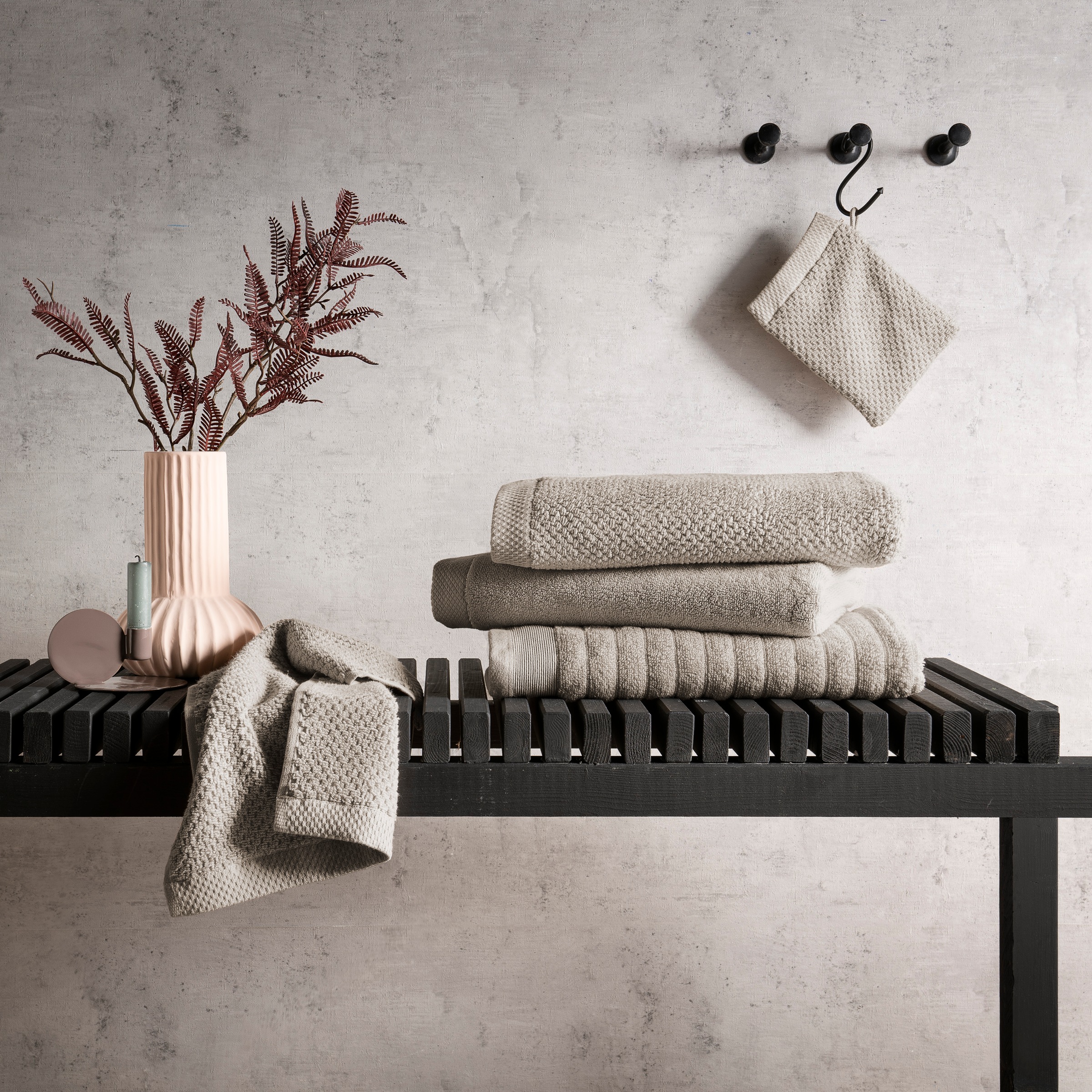 Heckett & Lane Badetücher »Heckettlane Badetuch Grant« Badetücherset aus hochwertiger Baumwolle, 650gr/m²