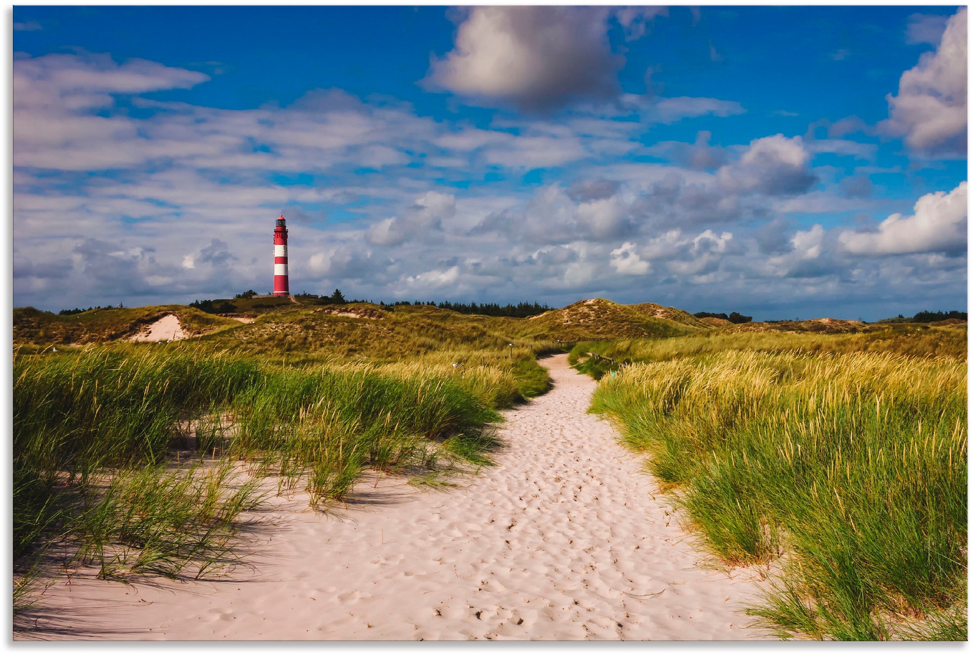 Artland Paveikslas »Strandweg zum švyturys - I...