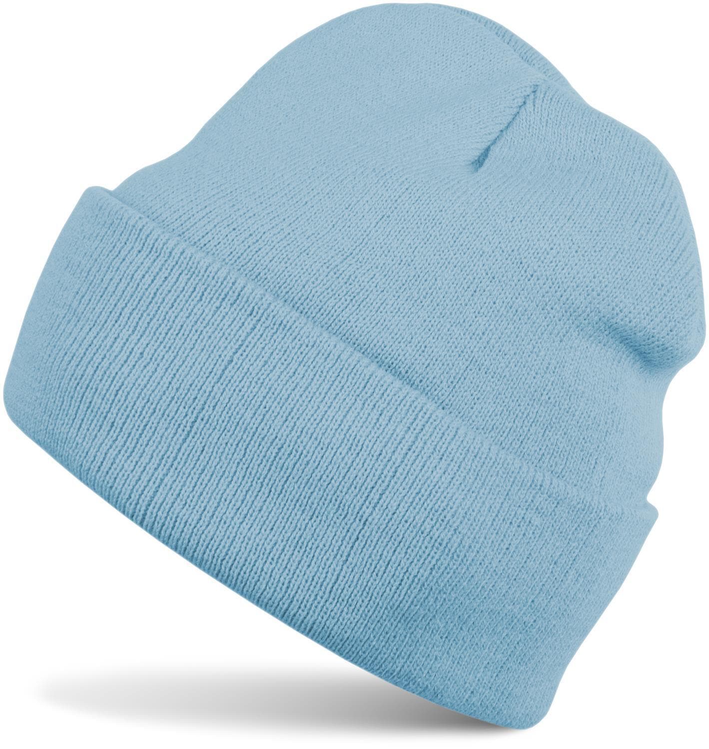 styleBREAKER Strickmütze "Winter Strickmütze mit Krempe" 1 Stk.