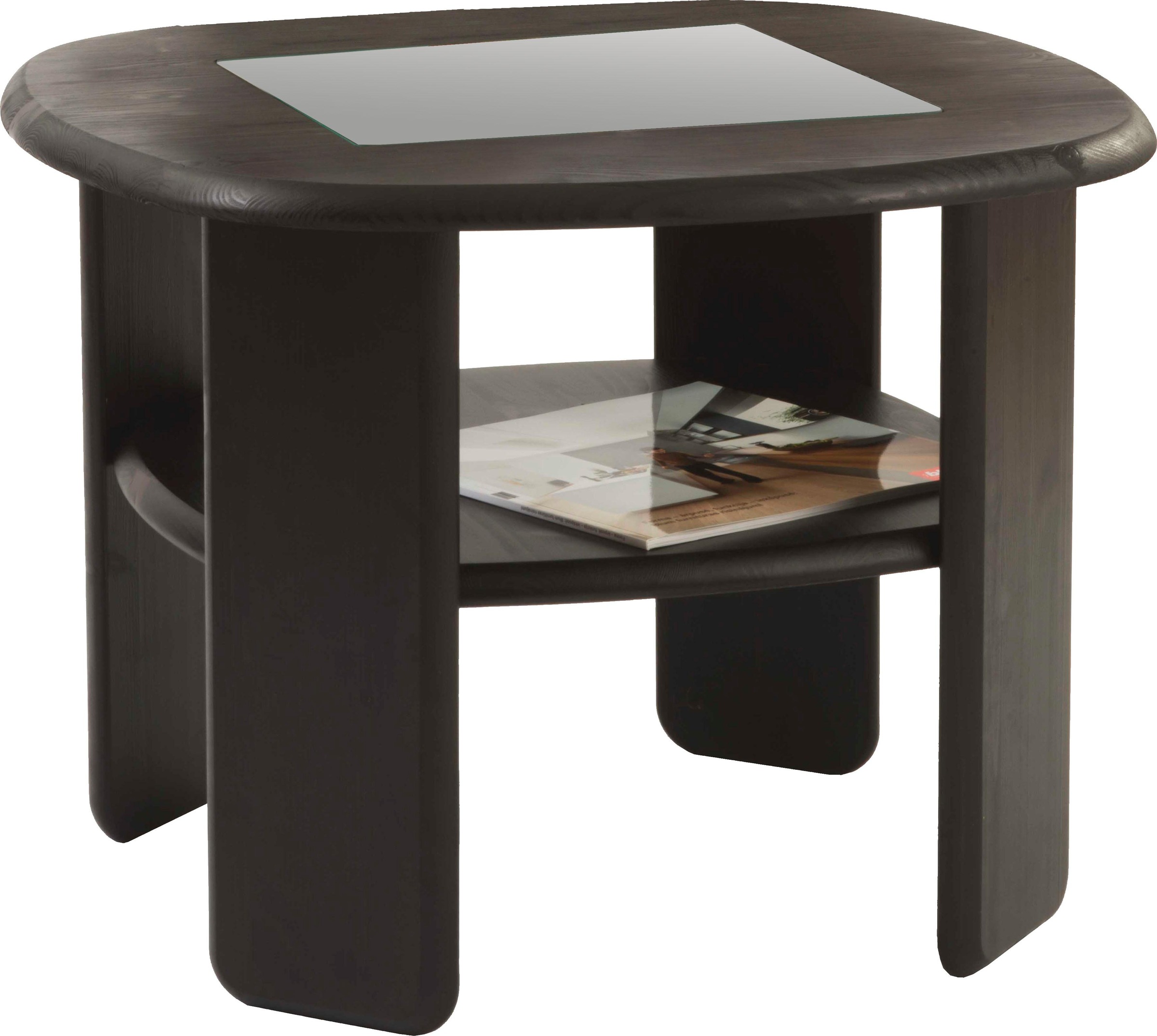 OTTO home Couchtisch "Jayden 2" in zwei Größen, massives Kiefernholz mit Gl günstig online kaufen