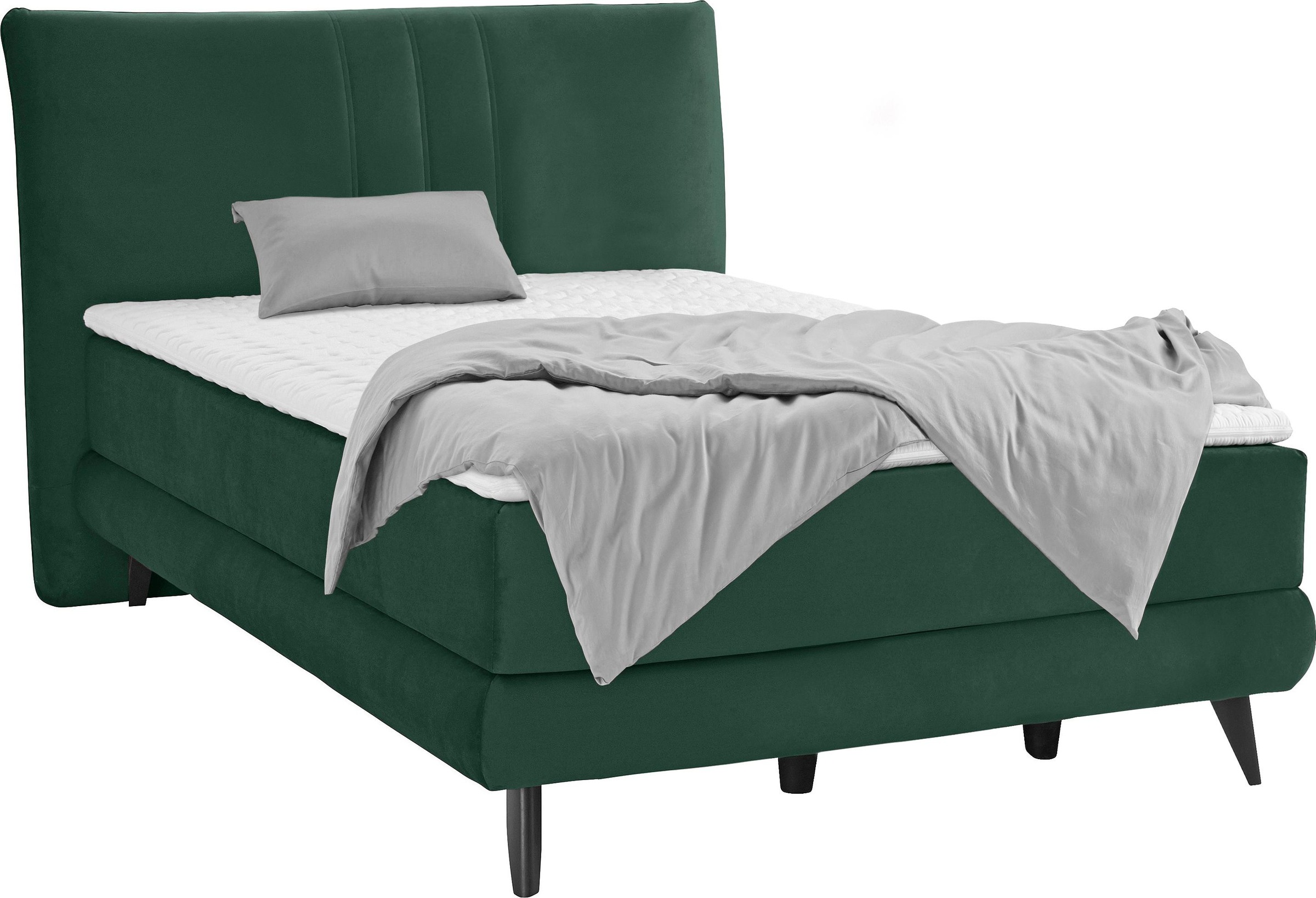 Places of Style Boxspringbett »Skien«, incl. Kaltschaumtopper, 2 Härtegrade, 3 Ausführungen