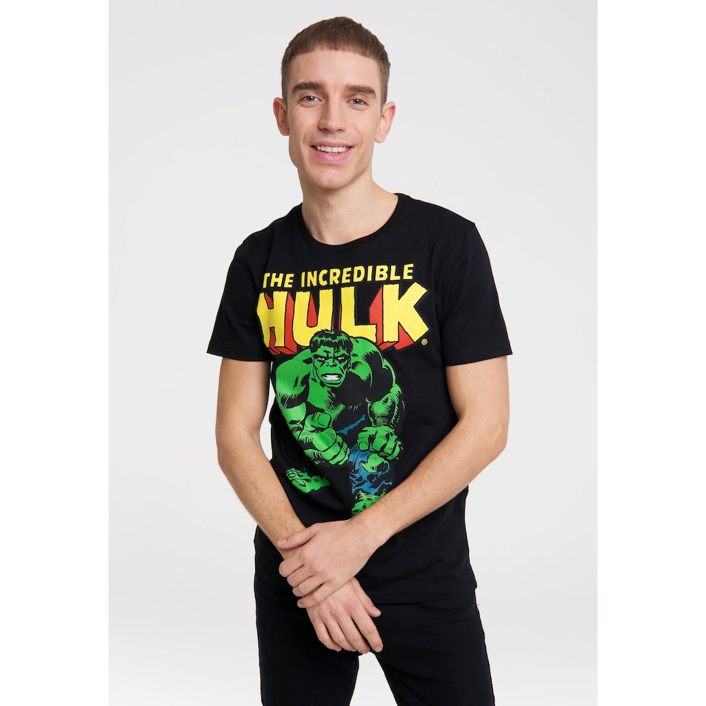 LOGOSHIRT T-Shirt »The Incredible Hulk« mit tollem Hulk-Print