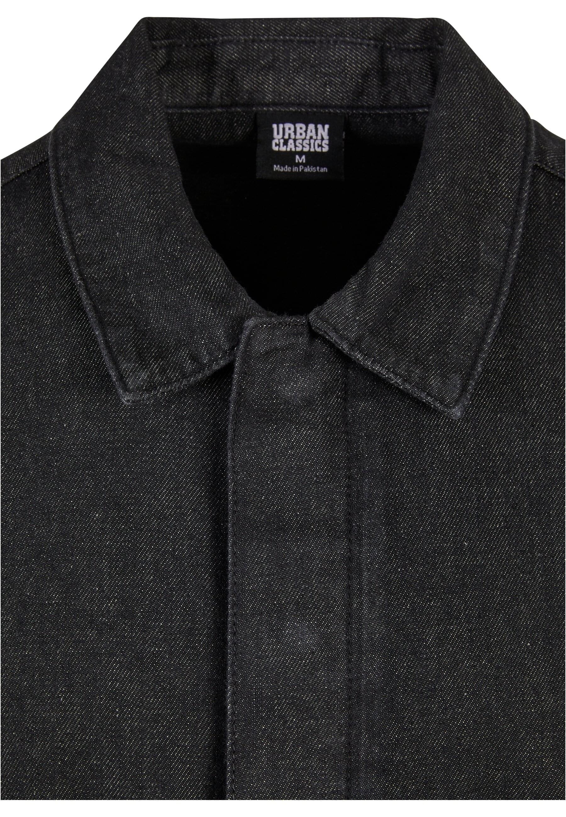 URBAN CLASSICS Langarmhemd »Urban Classics Herren Oversized Denim Pocket Shirt«, (1 tlg.)