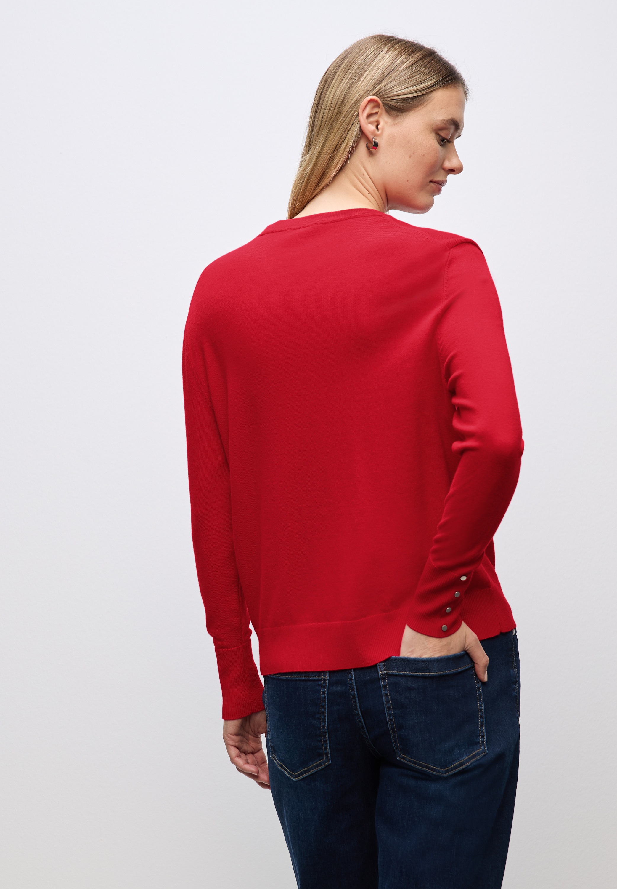 STREET ONE Strickpullover, aus softem Materialmix günstig online kaufen