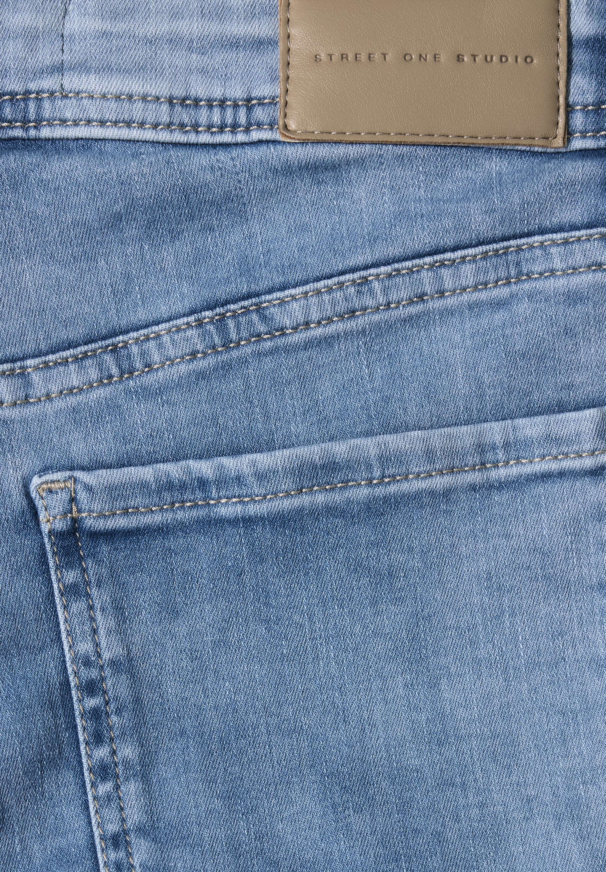 STREET ONE STUDIO Loose-fit-Jeans mit Wide Legs