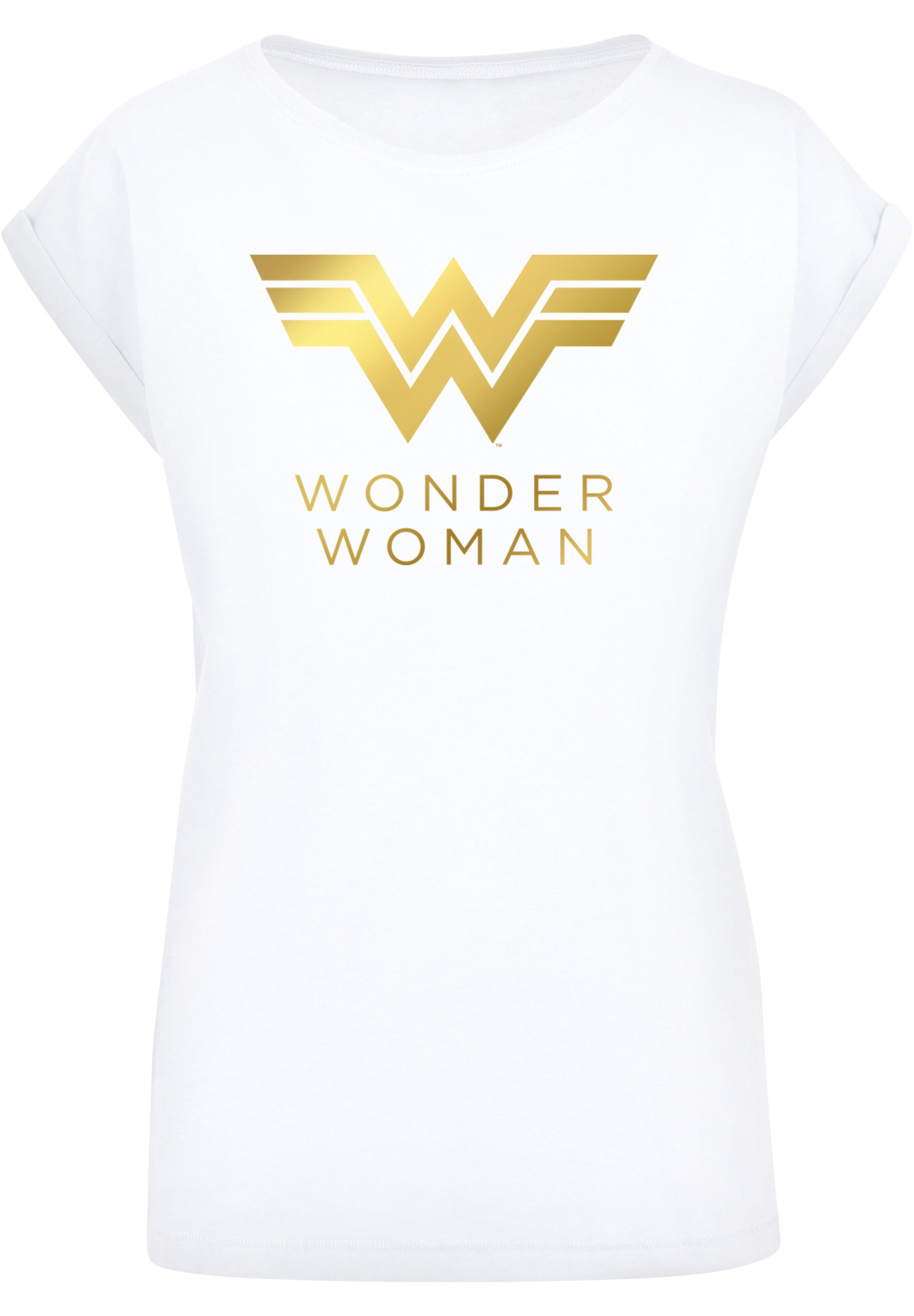 F4NT4STIC T-Shirt »DC Comics Wonder Woman 84 Golden Logo«, Print