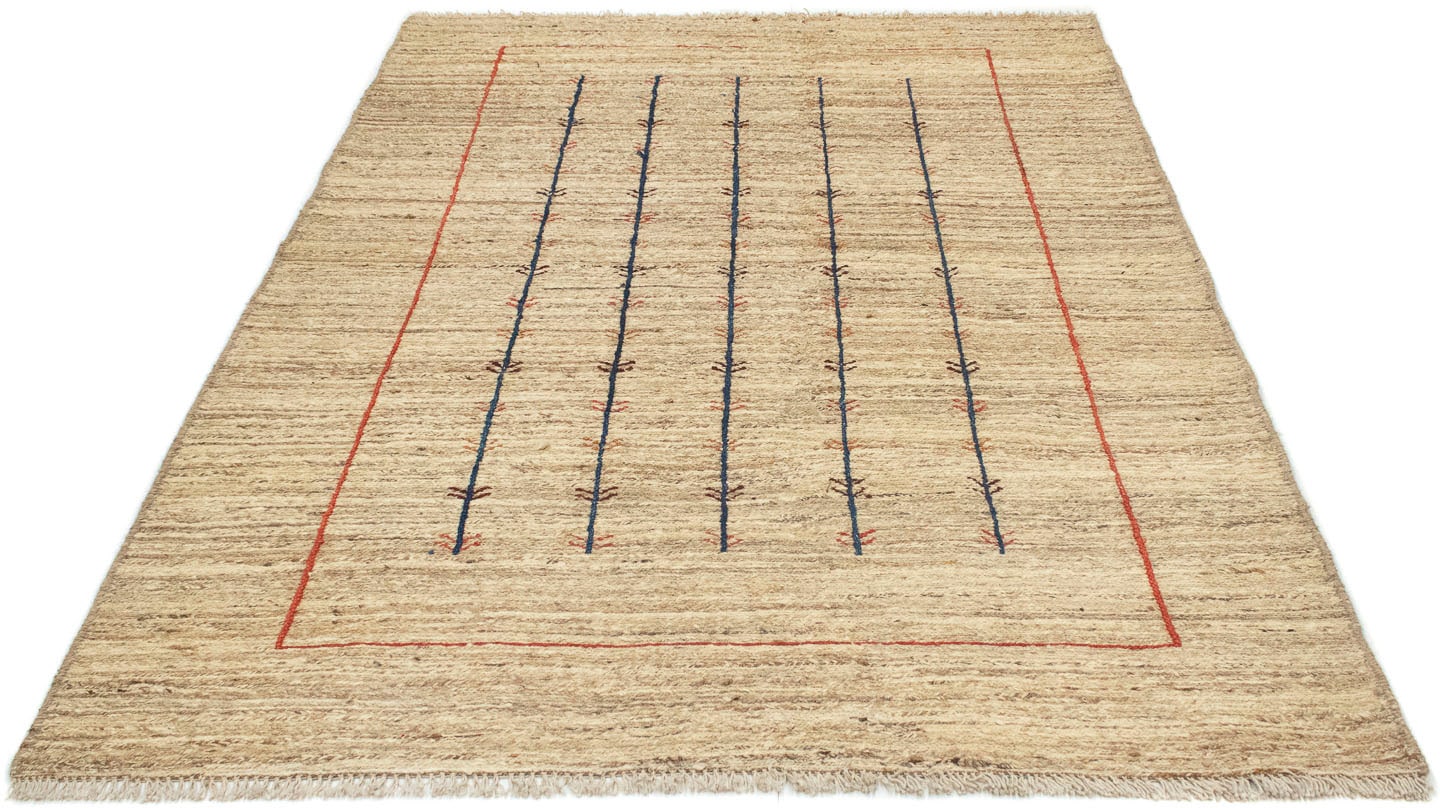 handgeknüpft | »Gabbeh Wollteppich Teppich Rechnung morgenland rechteckig, auf handgeknüpft beige«, BAUR
