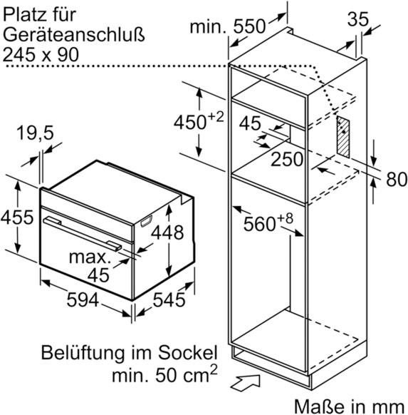 SIEMENS Einbau-Mikrowelle »CF634AGS1«, Mikrowelle, 900 W per Rechnung | BAUR | Mikrowellen