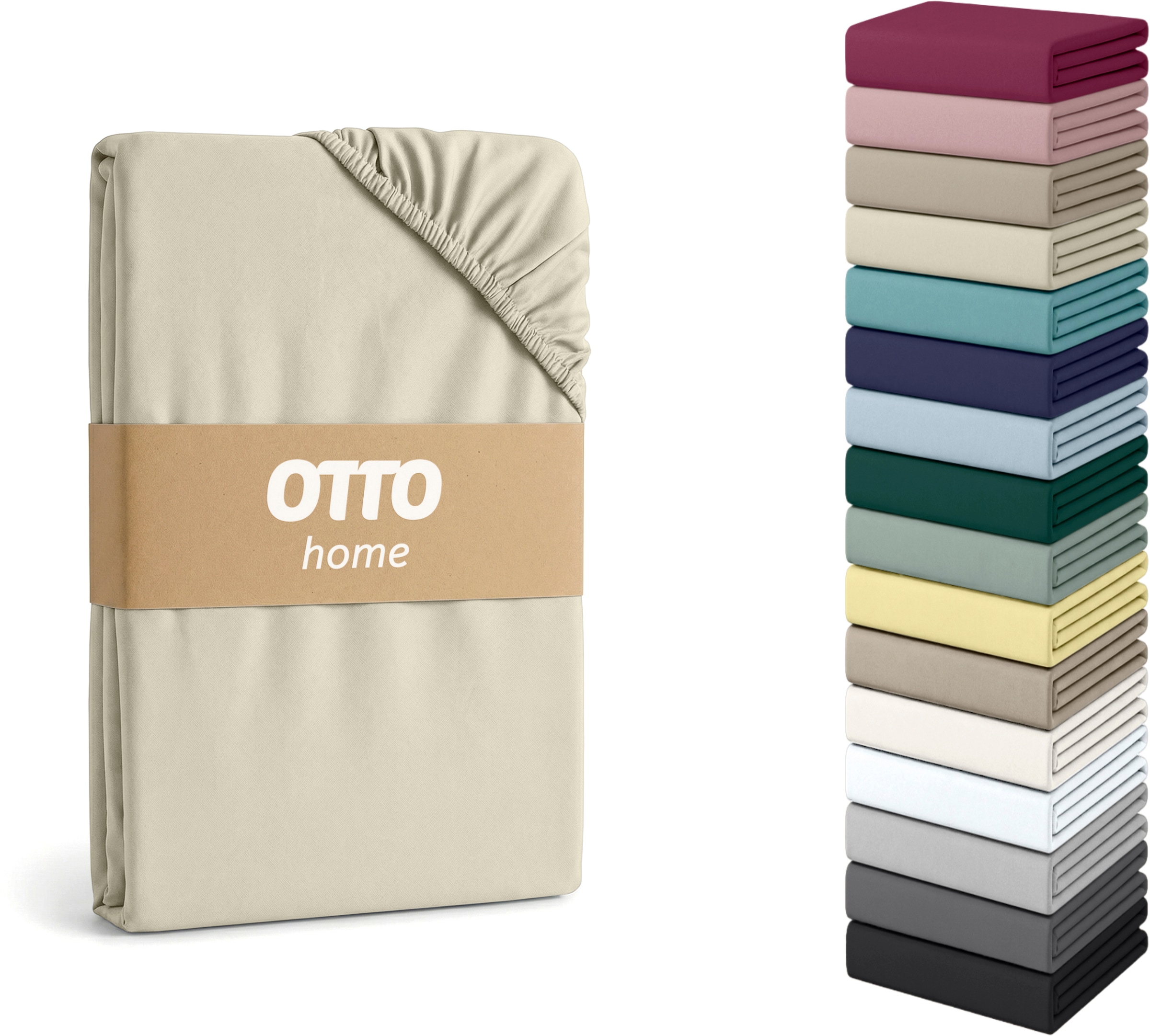 OTTO home Spannbettlaken "Physalis Topper COMFORT" bis 10 cm Höhe, Bettlaken, Laken, in Comfort & Premium Qualität
