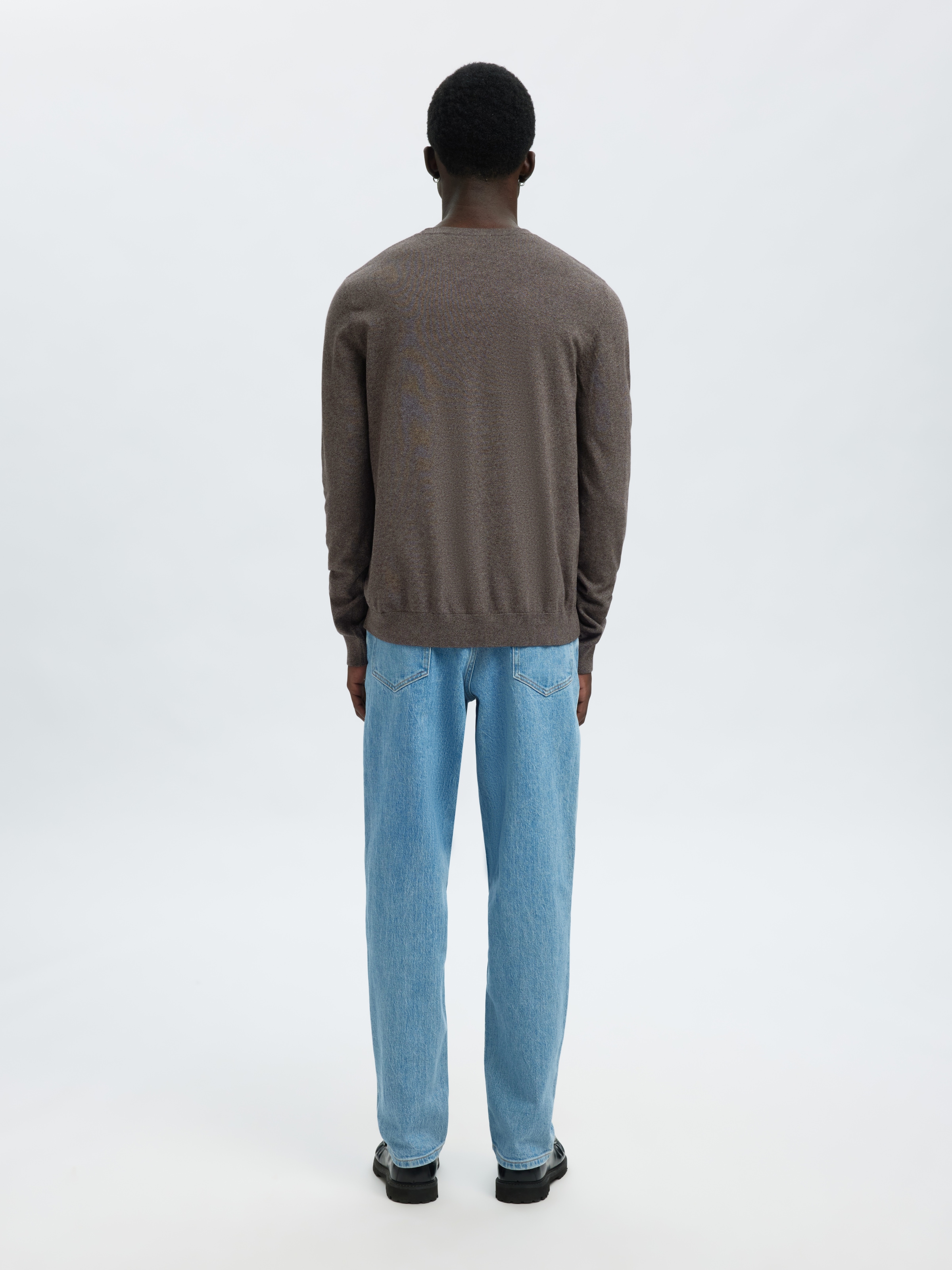 SELECTED HOMME Strickpullover »SLHBERG CREW NECK NOOS«