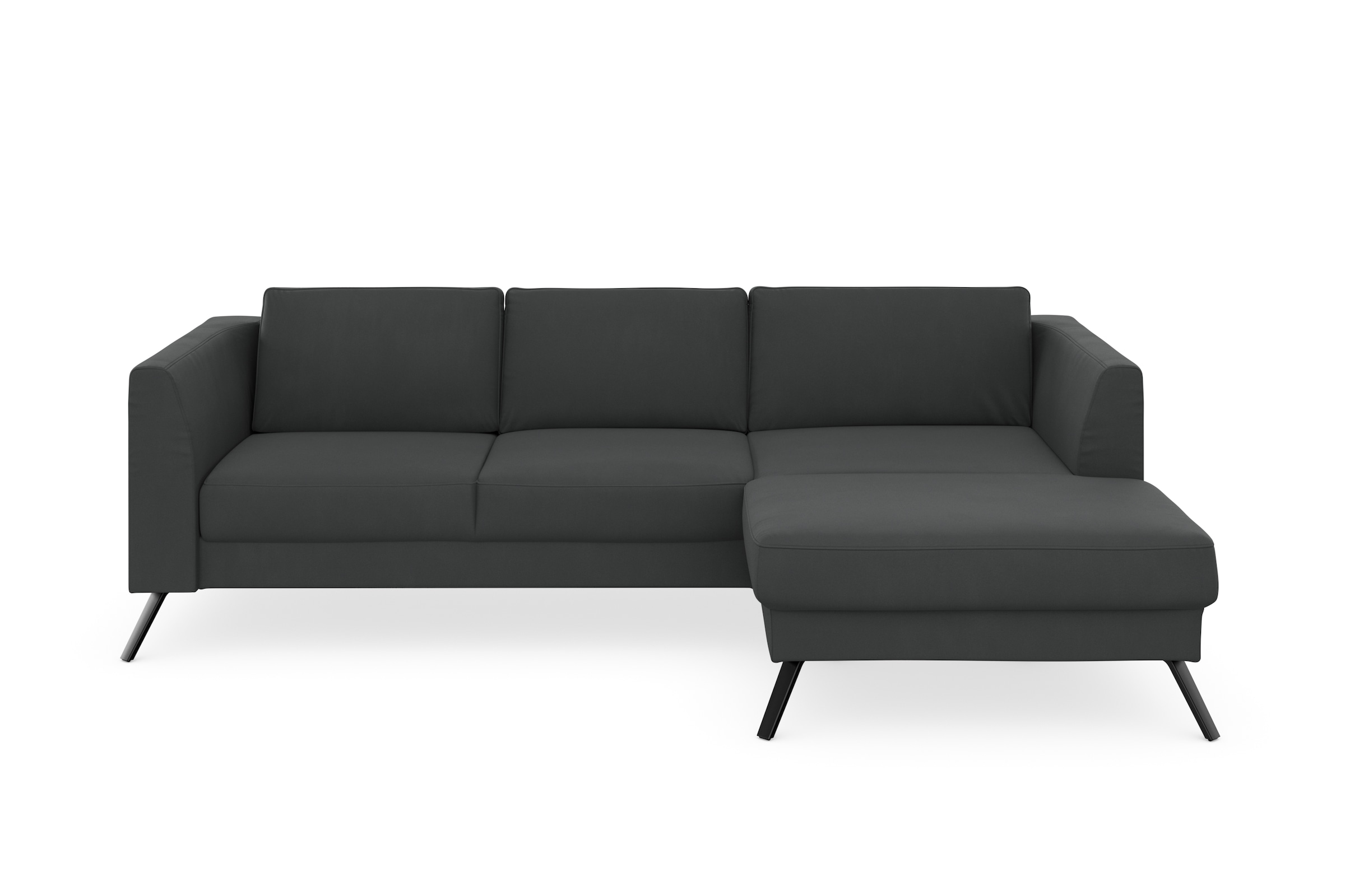 sit&more Ecksofa »Lindholm L-Form« mit Sitztiefenverstellung und Federkern