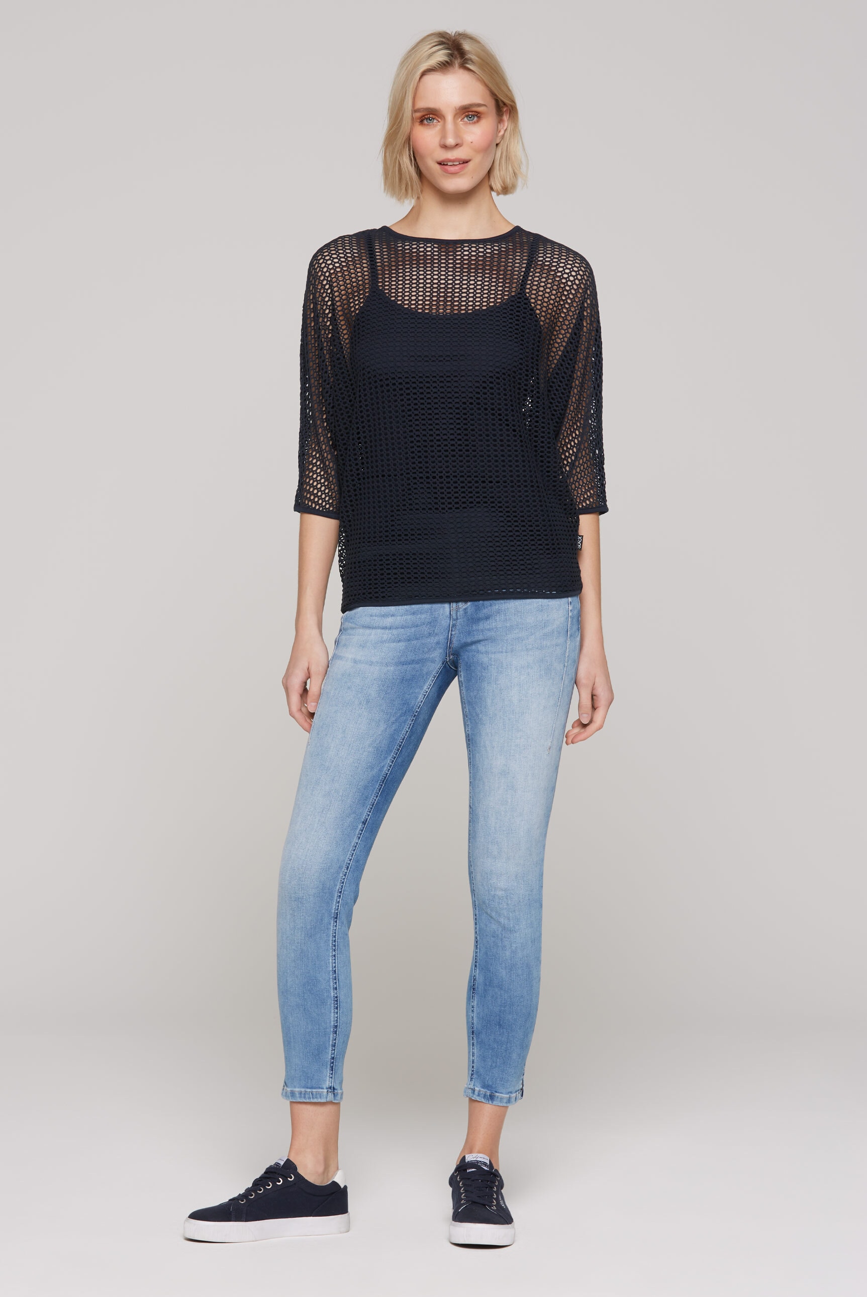SOCCX Sweater, mit Fledermausärmeln