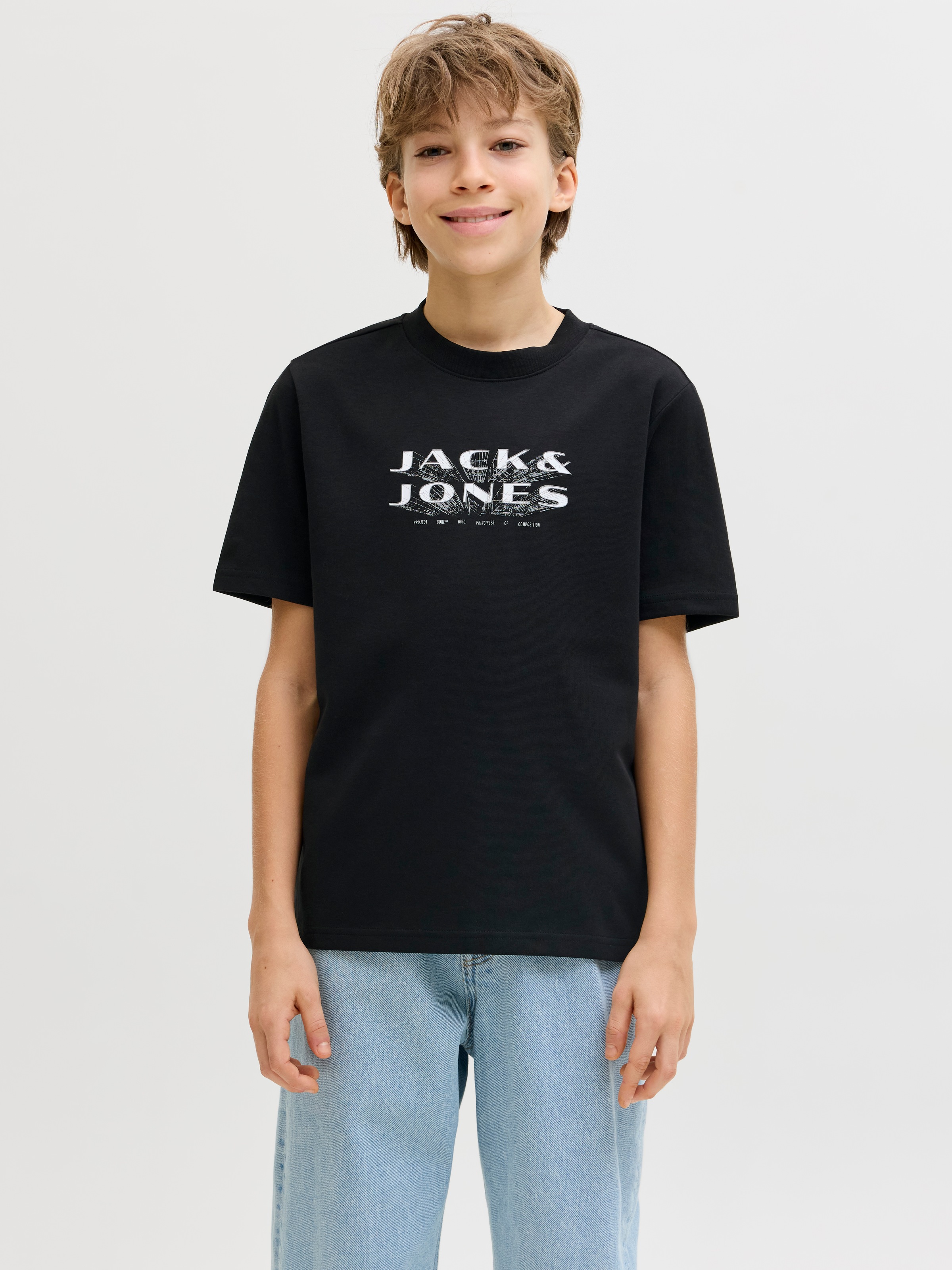 Jack & Jones Junior T-Shirt "Jcofusion Jj Branding Tee Ss Cn Jnr"