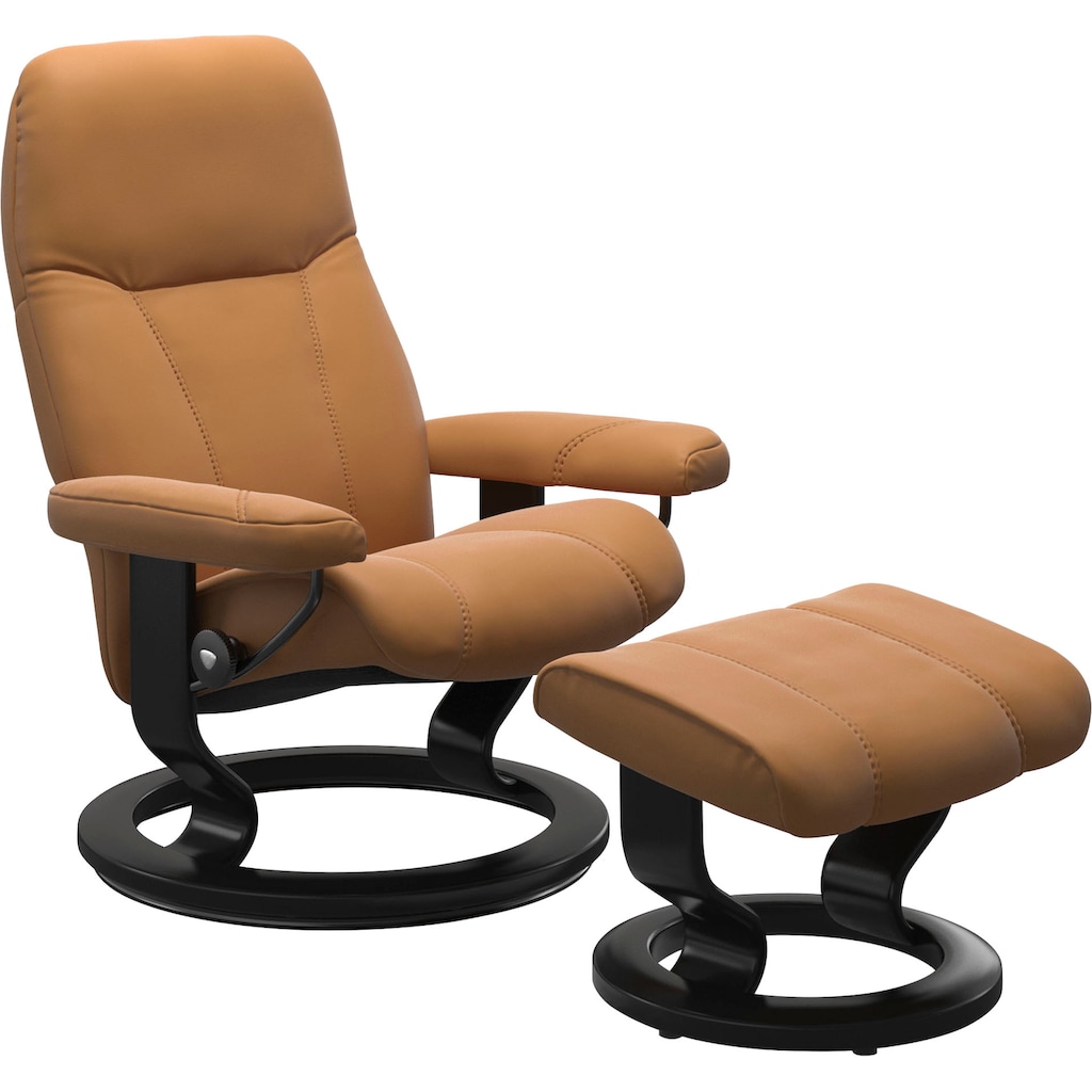 Stressless® Relaxsessel »Consul«, (Set, Relaxsessel mit Hocker)