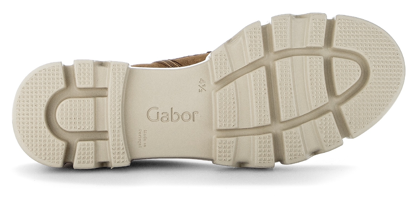 Gabor Stiefelette, Plateau, Boots mit goldfarbenem Front-Reißverschluss