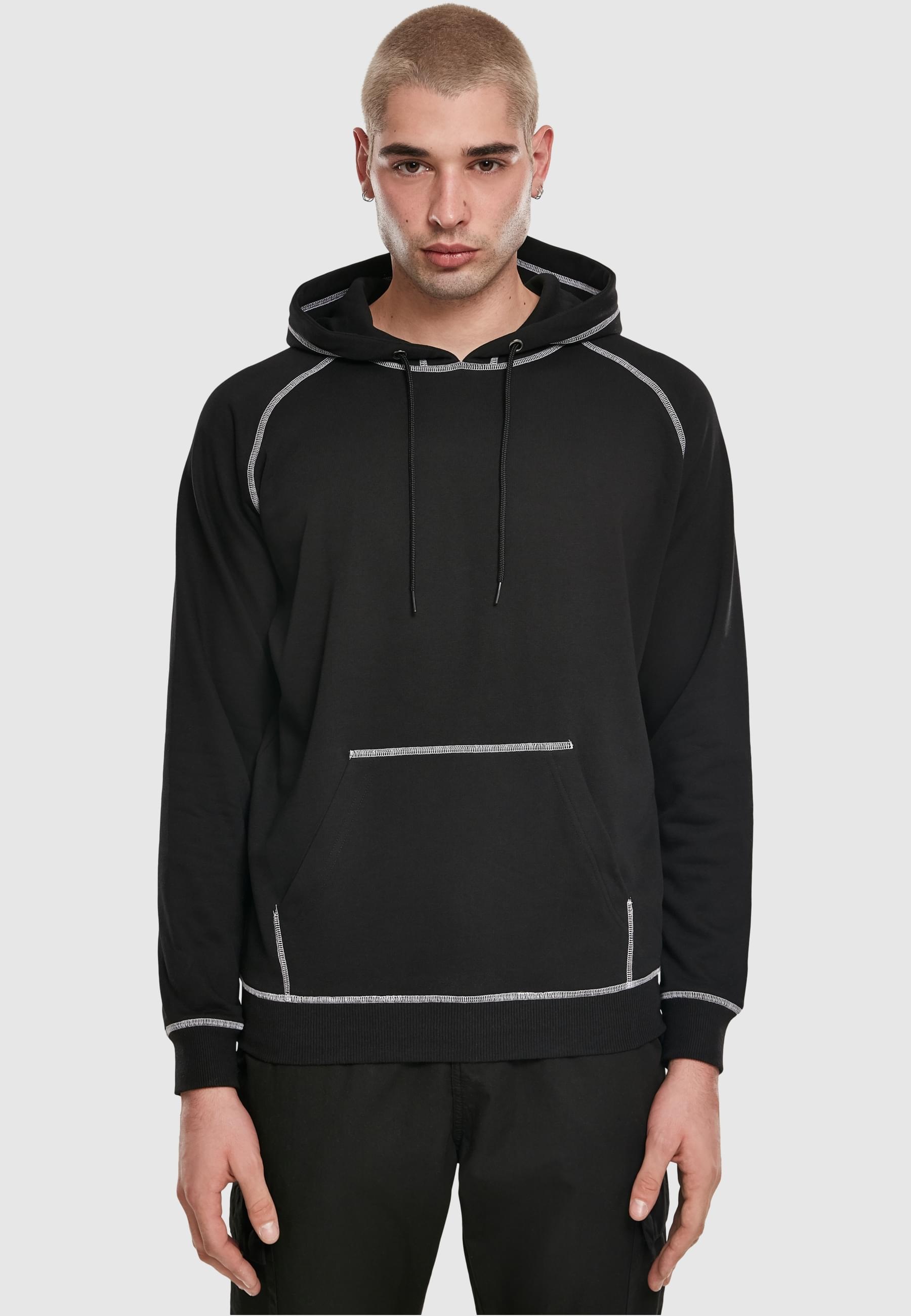 URBAN CLASSICS Kapuzensweatshirt »Urban Classics Herren Contrast Stitching Hoody«, (1 tlg.)