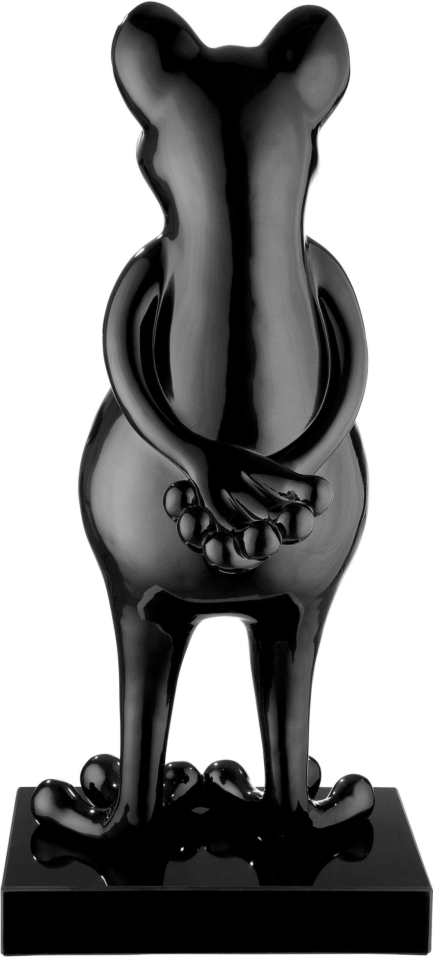 Casablanca by Gilde Tierfigur "Skulptur Frosch schwarz"