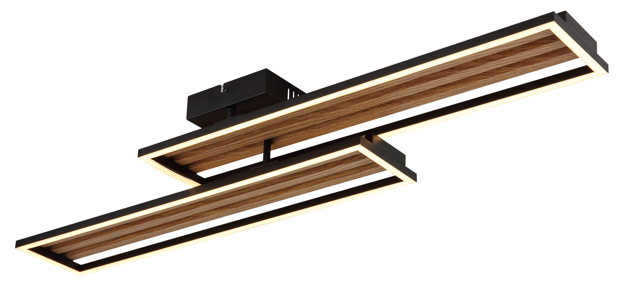 GLOBO LIGHTING Deckenleuchte »DAKARI I« LED-Modul 1 Stk. Warmweiß Deckenlampe Wohnzimmer-Leuchte Schlafzimmer-Leuchte Flur Küche