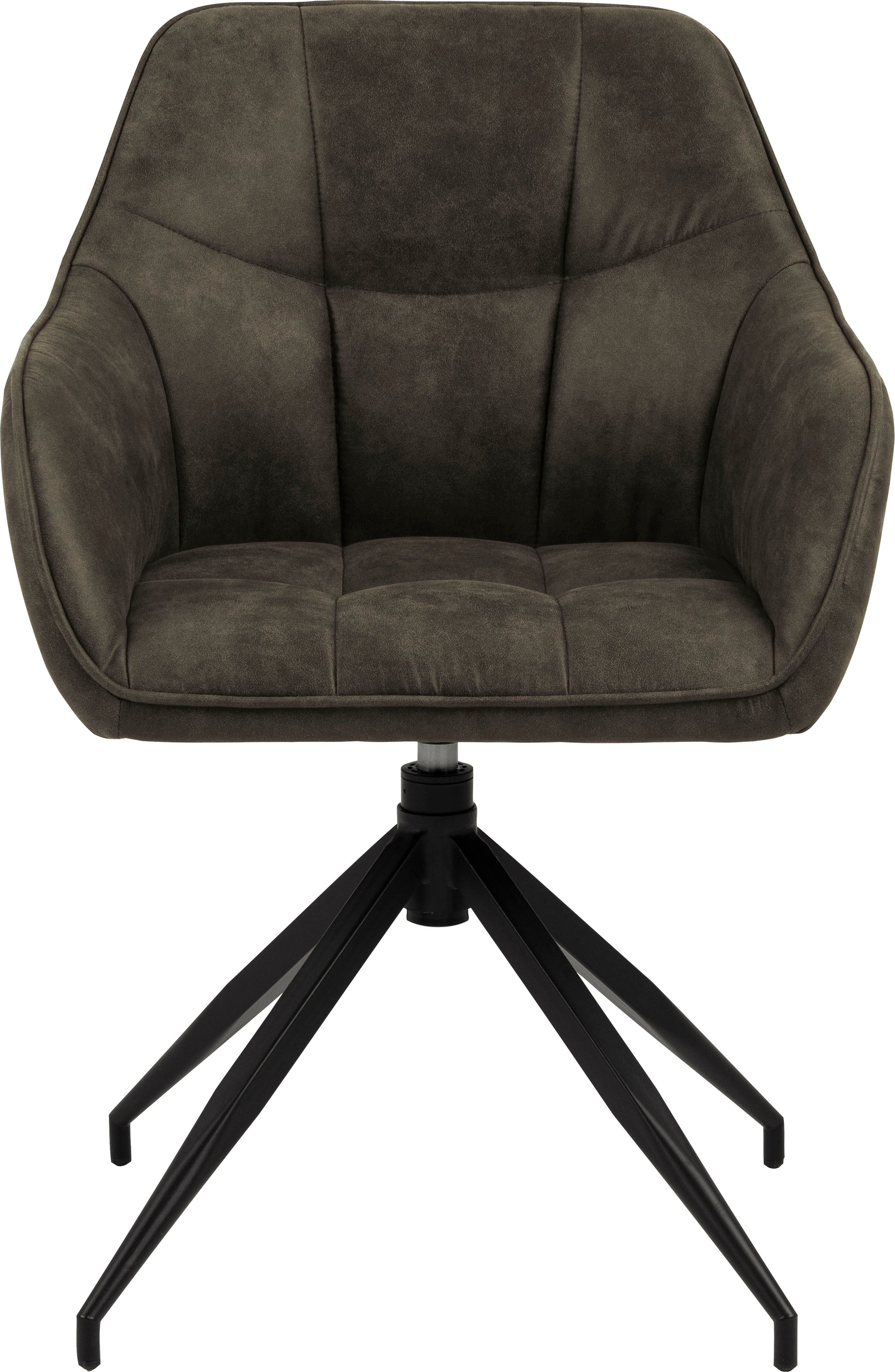 Thumbnail - ACTONA GROUP Esszimmerstuhl "Beate" () 1 Stk.mit edlem Samtstoff und modernen quadratischen Nähten