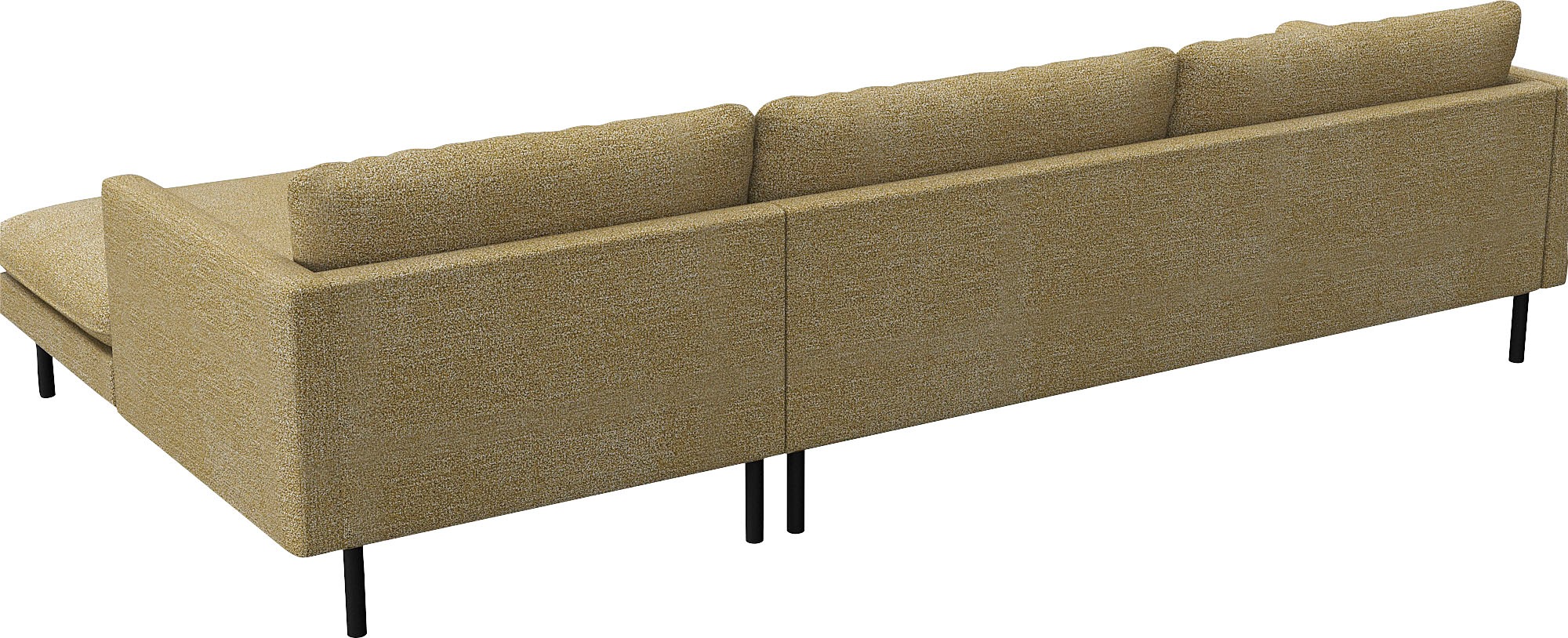 FLEXLUX Ecksofa »Bolzano, elegant und bequem, L-Form«, Sitzaufbau mit Kaltschaum & Stahl-Wellen, loose Sitz -& Rückenkissen