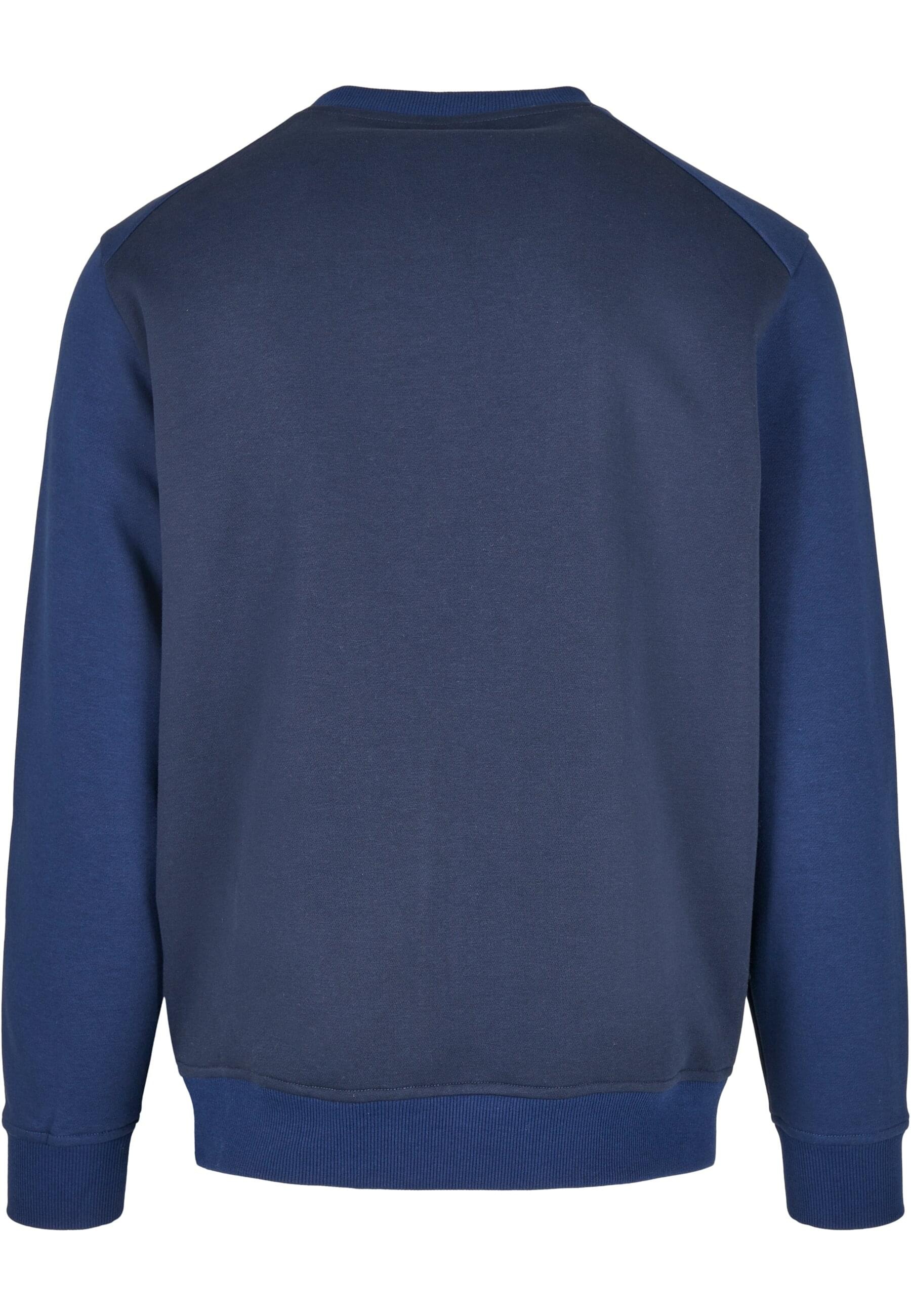 URBAN CLASSICS Rundhalspullover »Urban Classics Herren 2-Tone Fake Raglan Crew«, (1 tlg.)