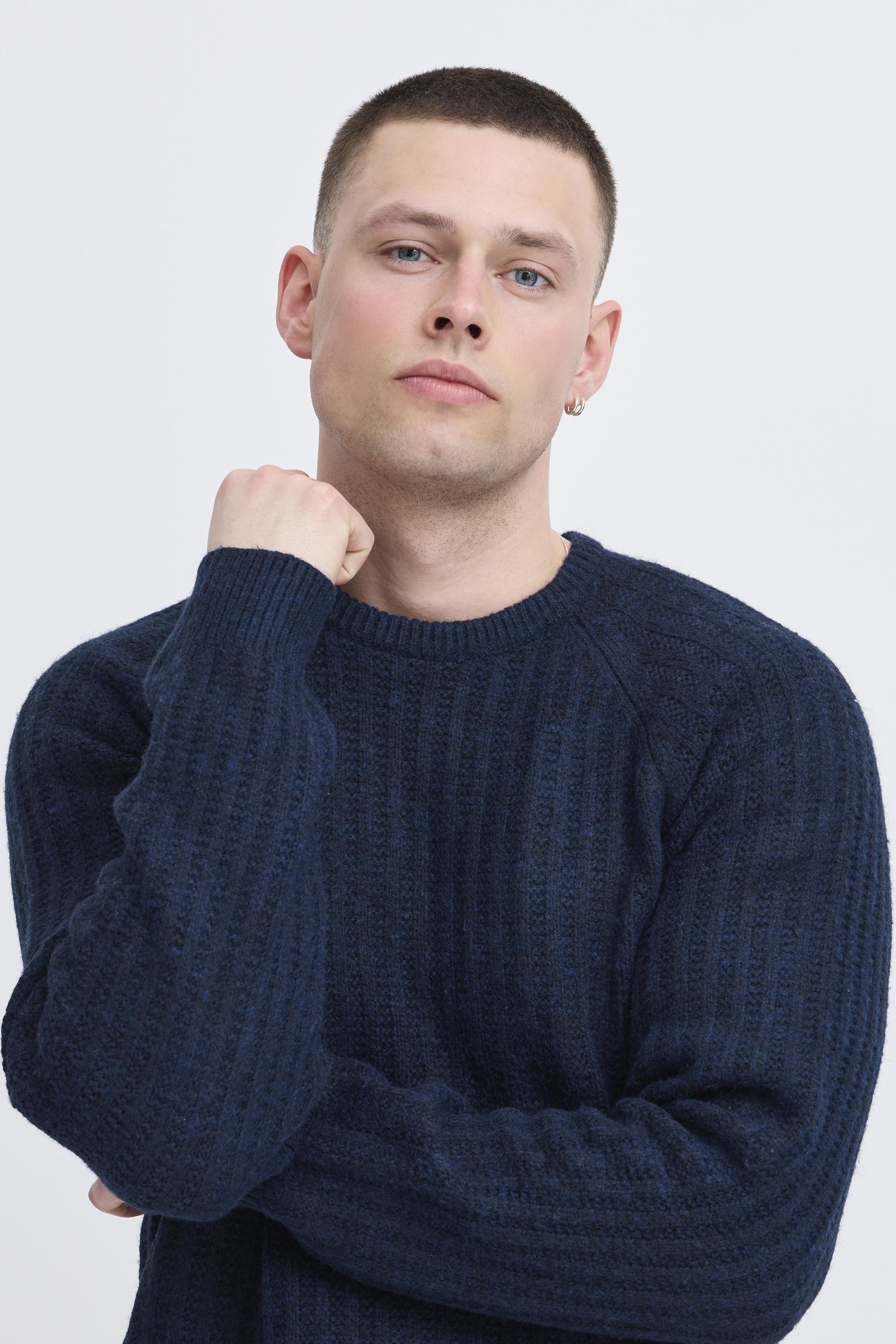 Blend Strickpullover »BHDexter« Klassischer Grobstrickpullover