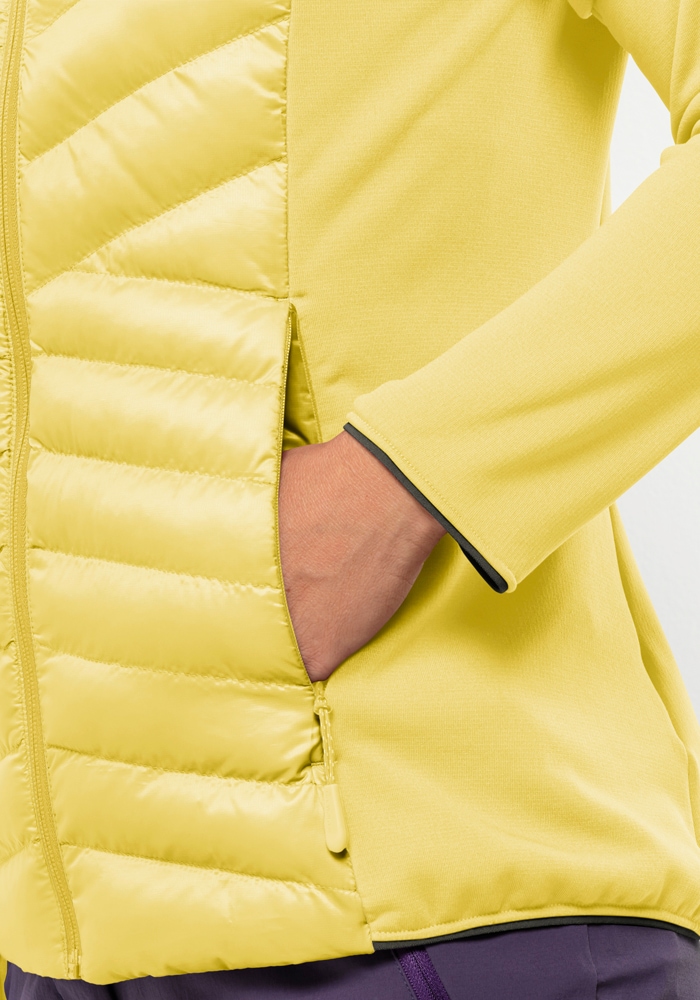 Jack Wolfskin Hybridjacke »ROUTEBURN PRO HYBRID W«, mit Kapuze