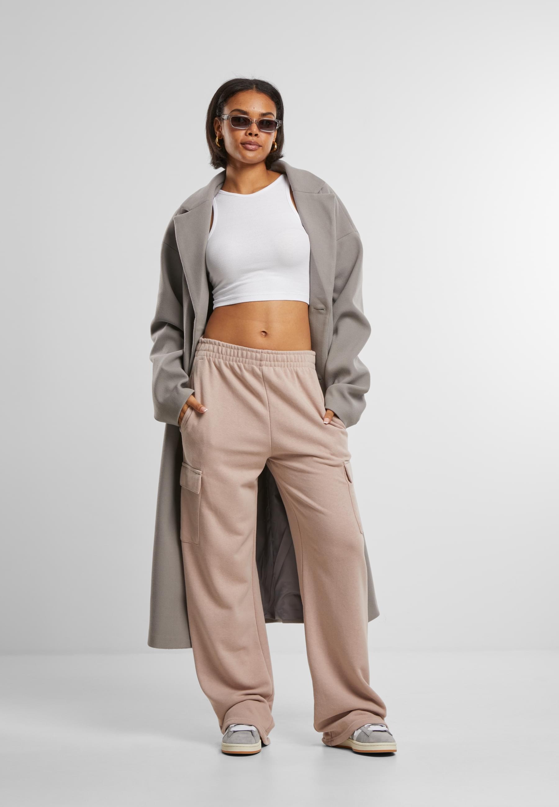 URBAN CLASSICS Jogginghose »Urban Classics Damen Ladies Baggy Light Terry Sweat Pants«, (1 tlg.)