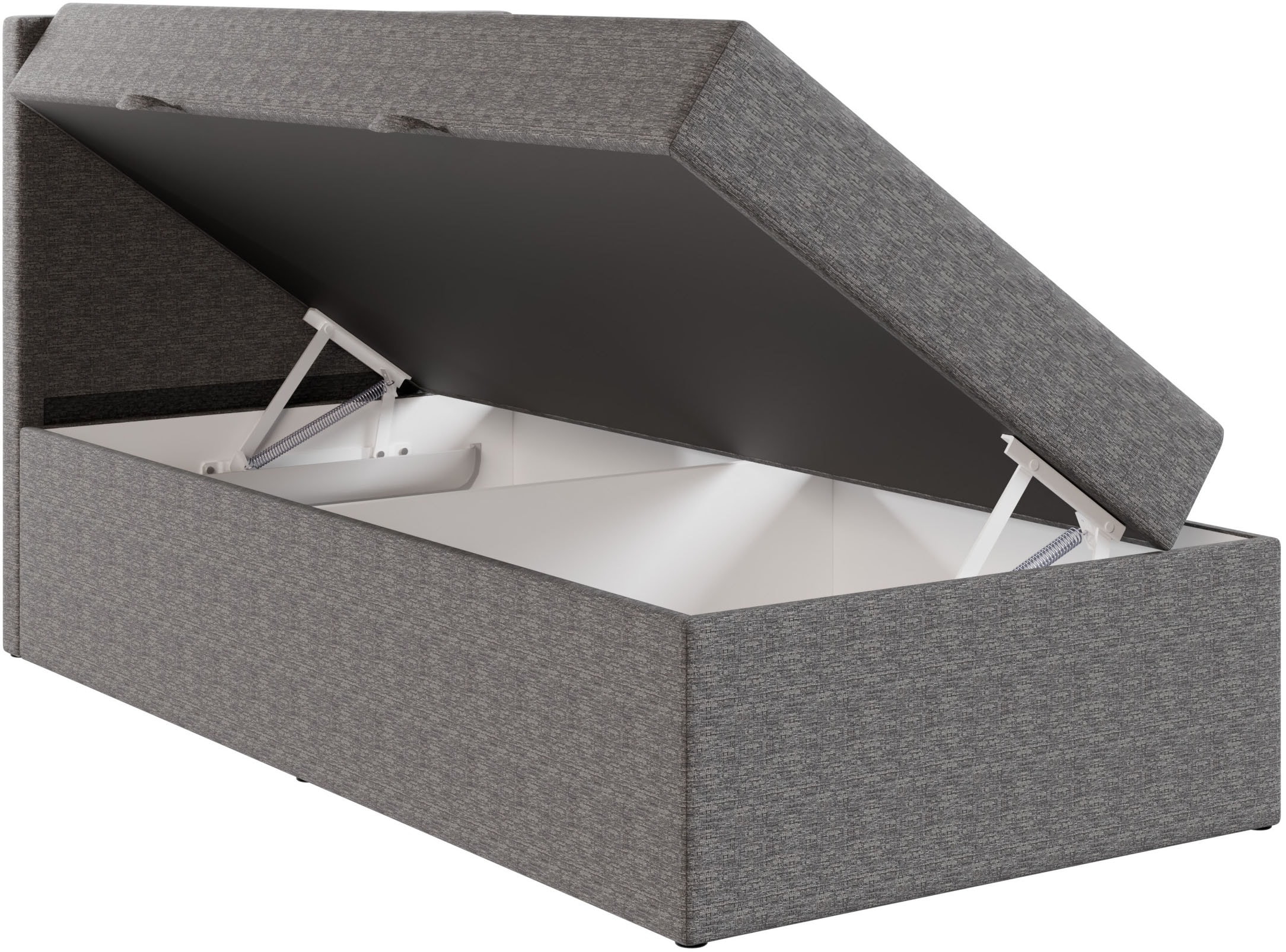 FORTE Einzelbett »LUNO inkl. Bettkasten, Breite: 100cm«