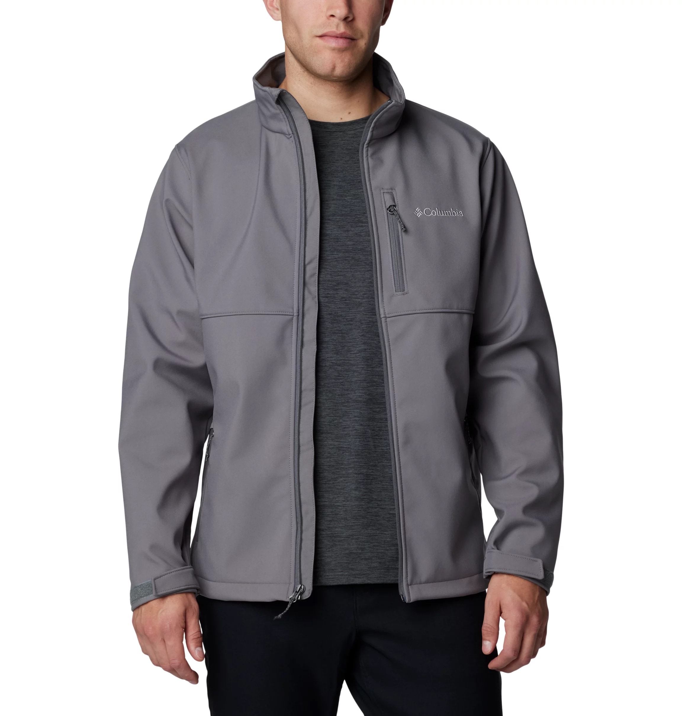 Columbia Softshelljacke »Ascender Softshell Jacket« mit wasserabweisenden Details am Reißverschluss