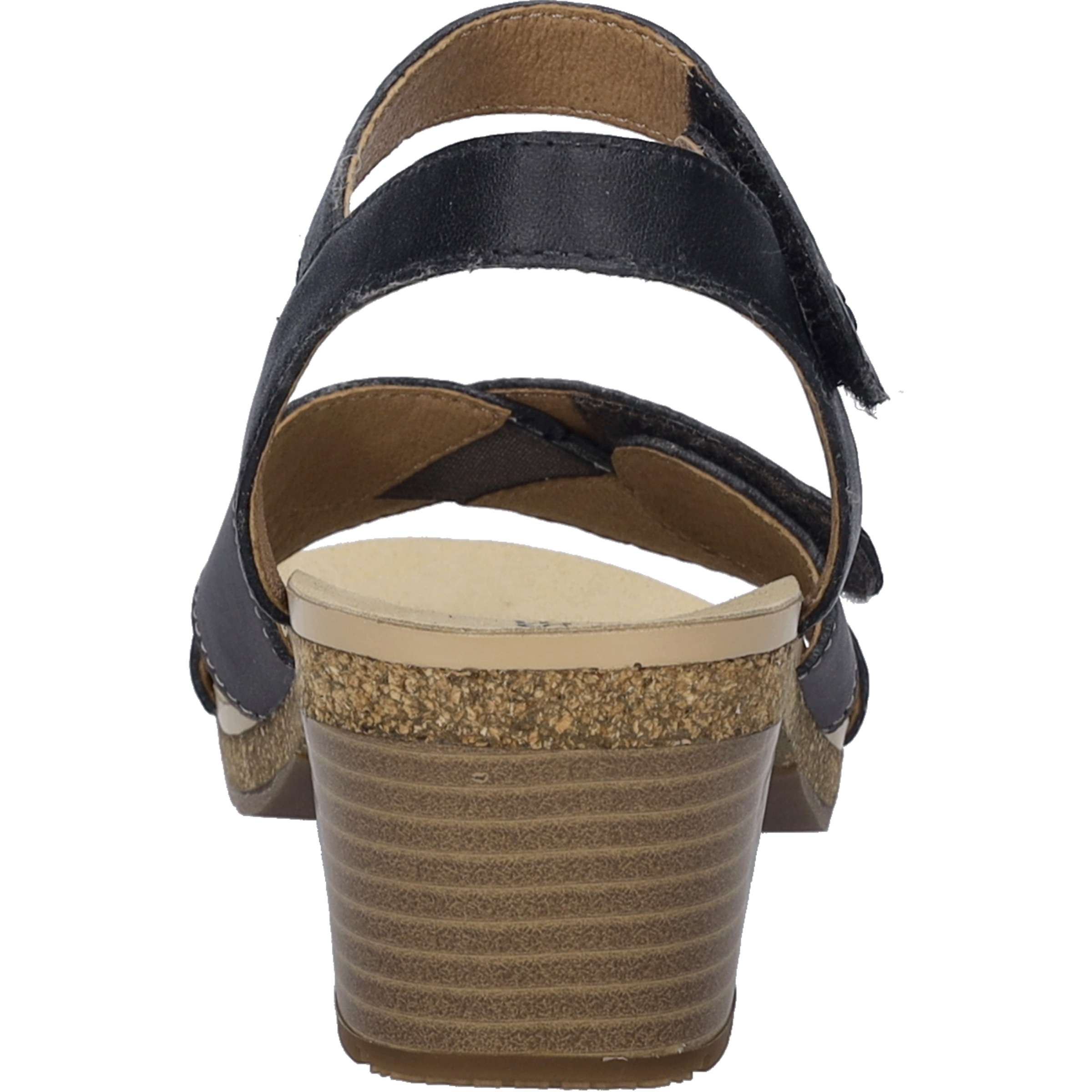 Sandale JOSEF SEIBEL "Grace 01, basalt-kombi", Damen, Gr. 40, grau (basalt, kombi), Obermaterial: 100% Rindsleder Leather cow., Schuhe Sandale 3