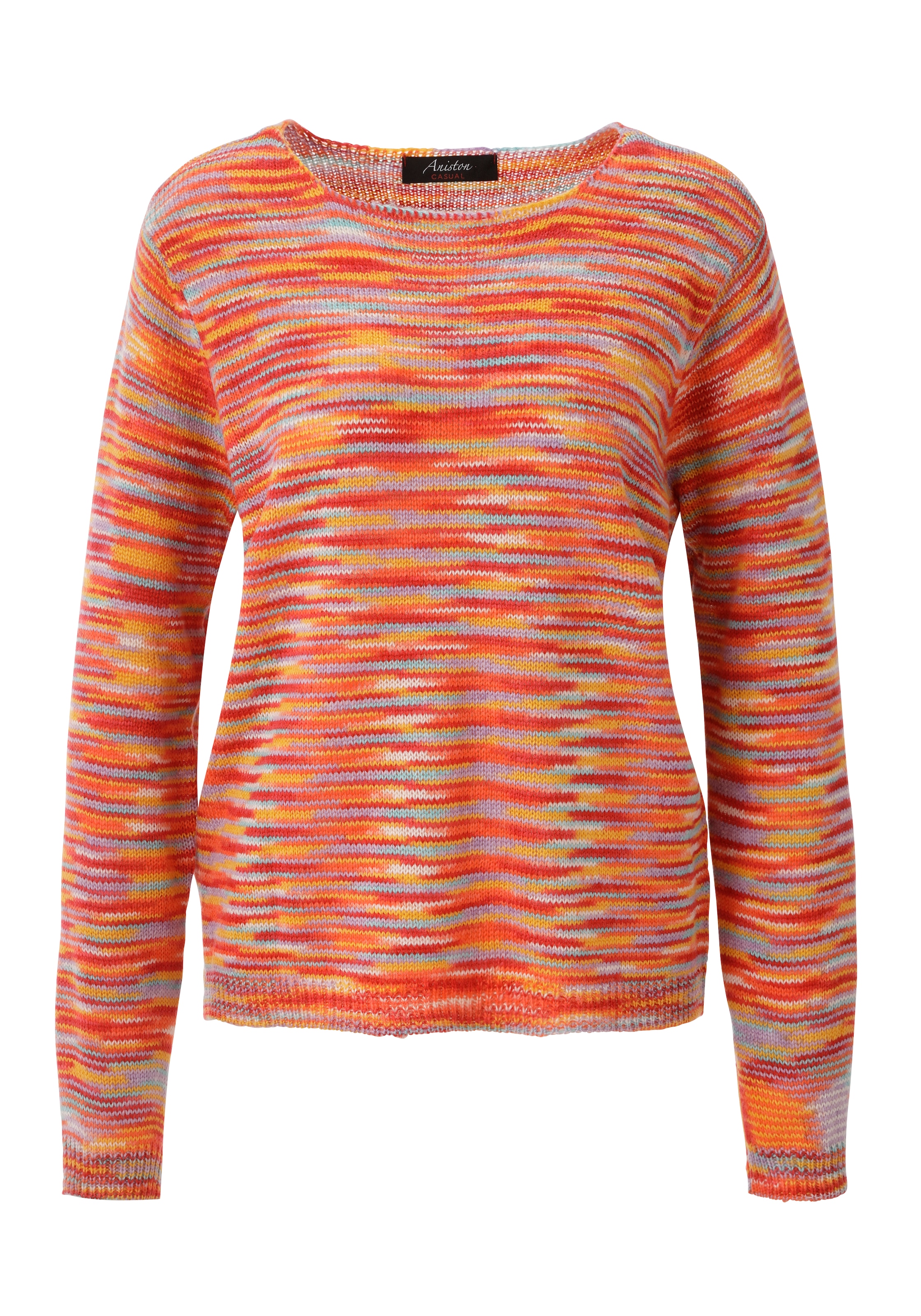 Aniston CASUAL Strickpullover aus farbenfrohen Effektgarn - jedes Teil ein Unikat - NEUE KOLLEKTION