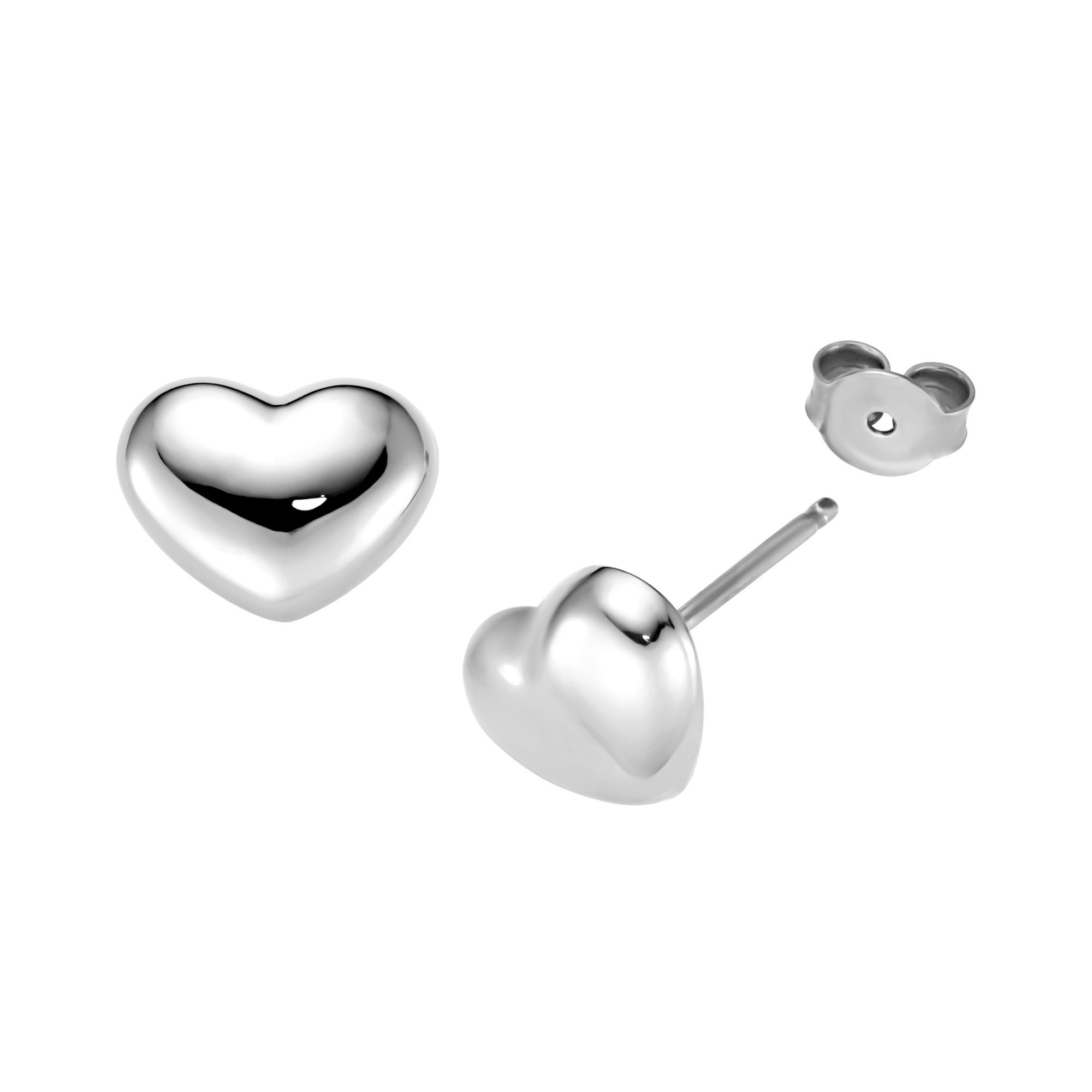 GIORGIO MARTELLO MILANO Paar Ohrstecker »in Herzform, Silber 925«